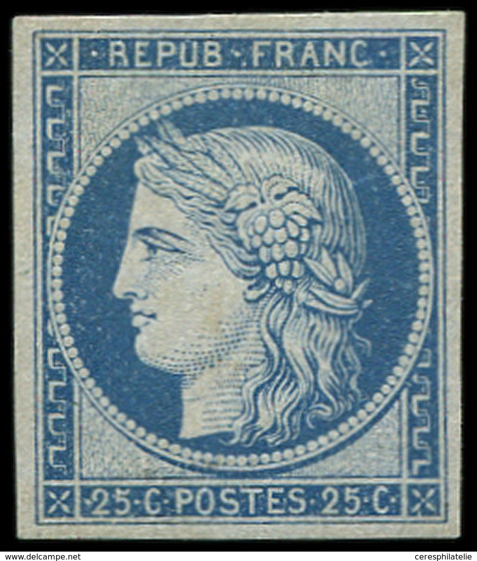 * CERES DENTELE - R60c  25c. Bleu, Granet, TB - 1871-1875 Ceres