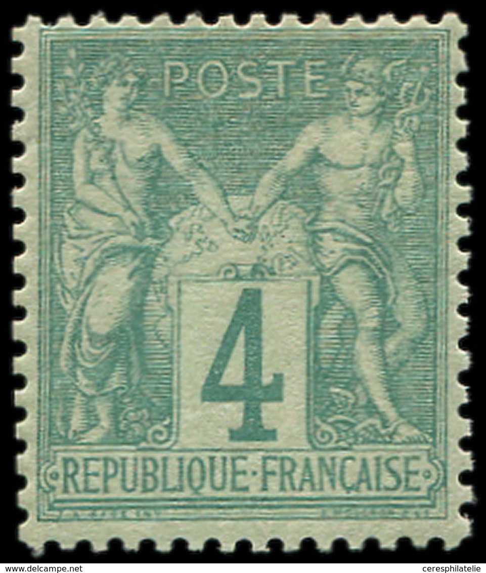 ** TYPE SAGE - 63    4c. Vert, Frais Et TB - 1876-1878 Sage (Tipo I)