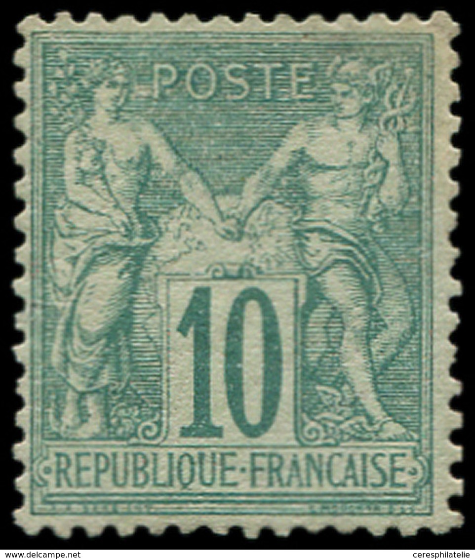 * TYPE SAGE - 65   10c. Vert, TB. C - 1876-1878 Sage (Tipo I)