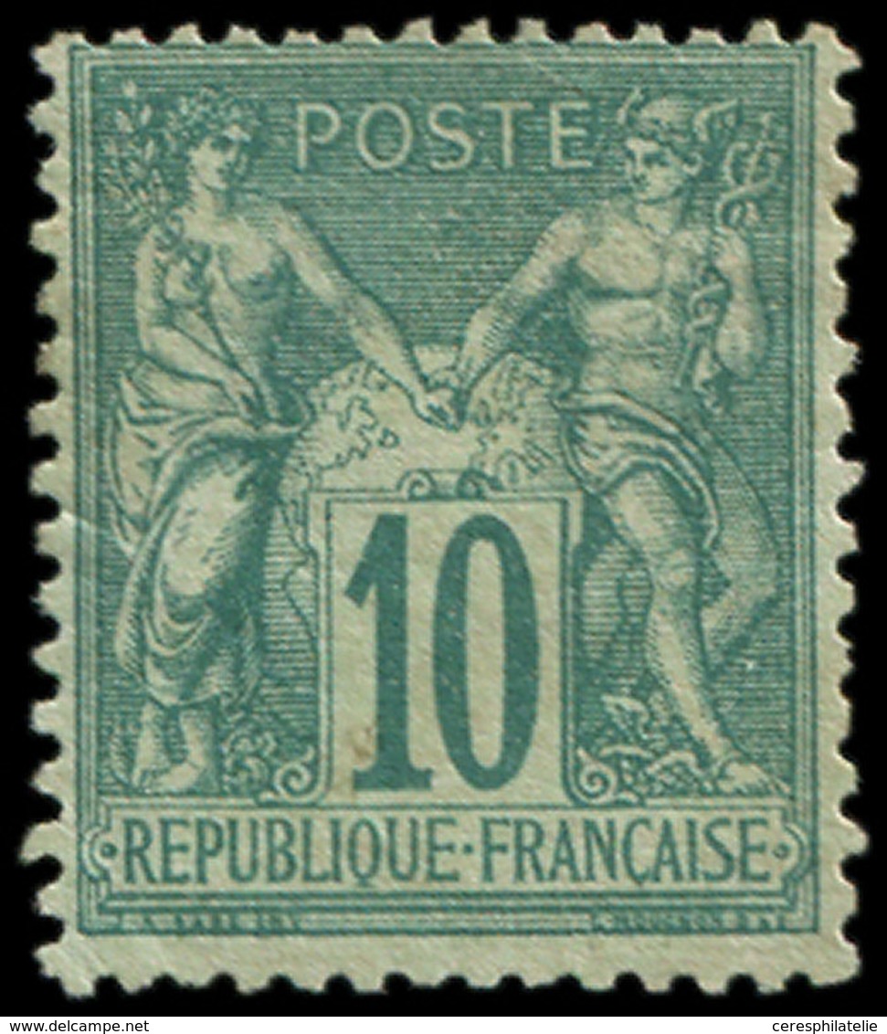 (*) TYPE SAGE - 65   10c. Vert, Bon Centrage, TB - 1876-1878 Sage (Type I)