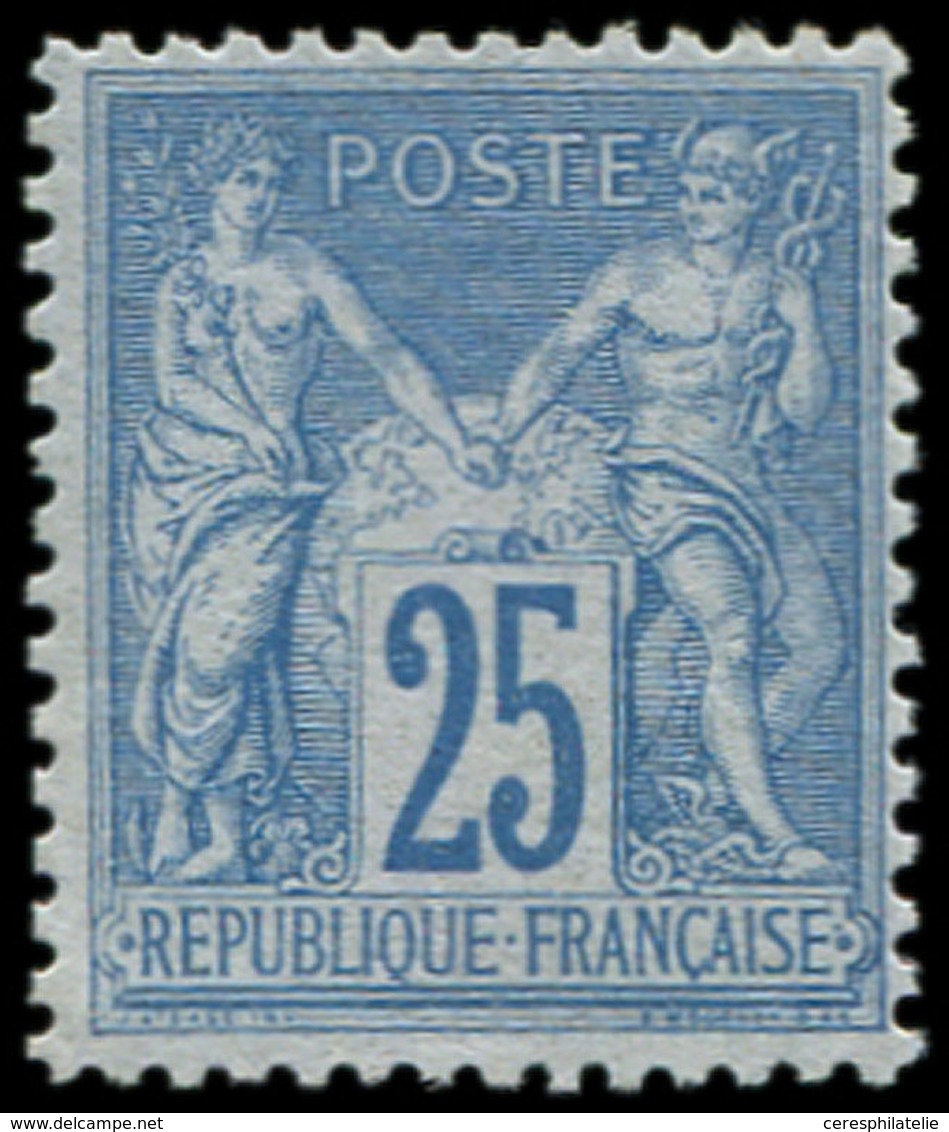 * TYPE SAGE - 79   25c. Bleu, Bien Centré, TB. C - 1876-1878 Sage (Tipo I)