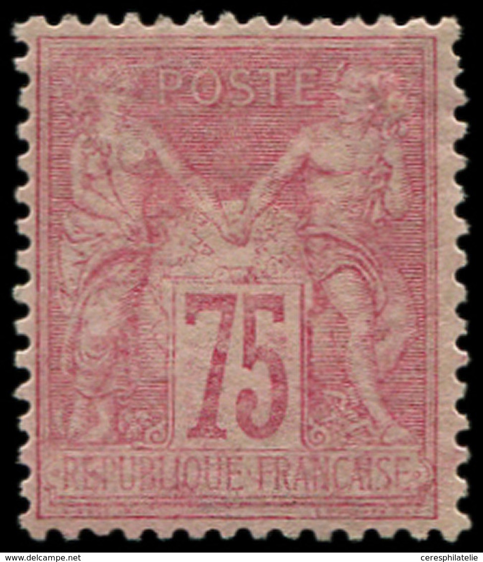 * TYPE SAGE - 81   75c. Rose, Ch. Un Peu Forte, Sinon TB - 1876-1878 Sage (Type I)