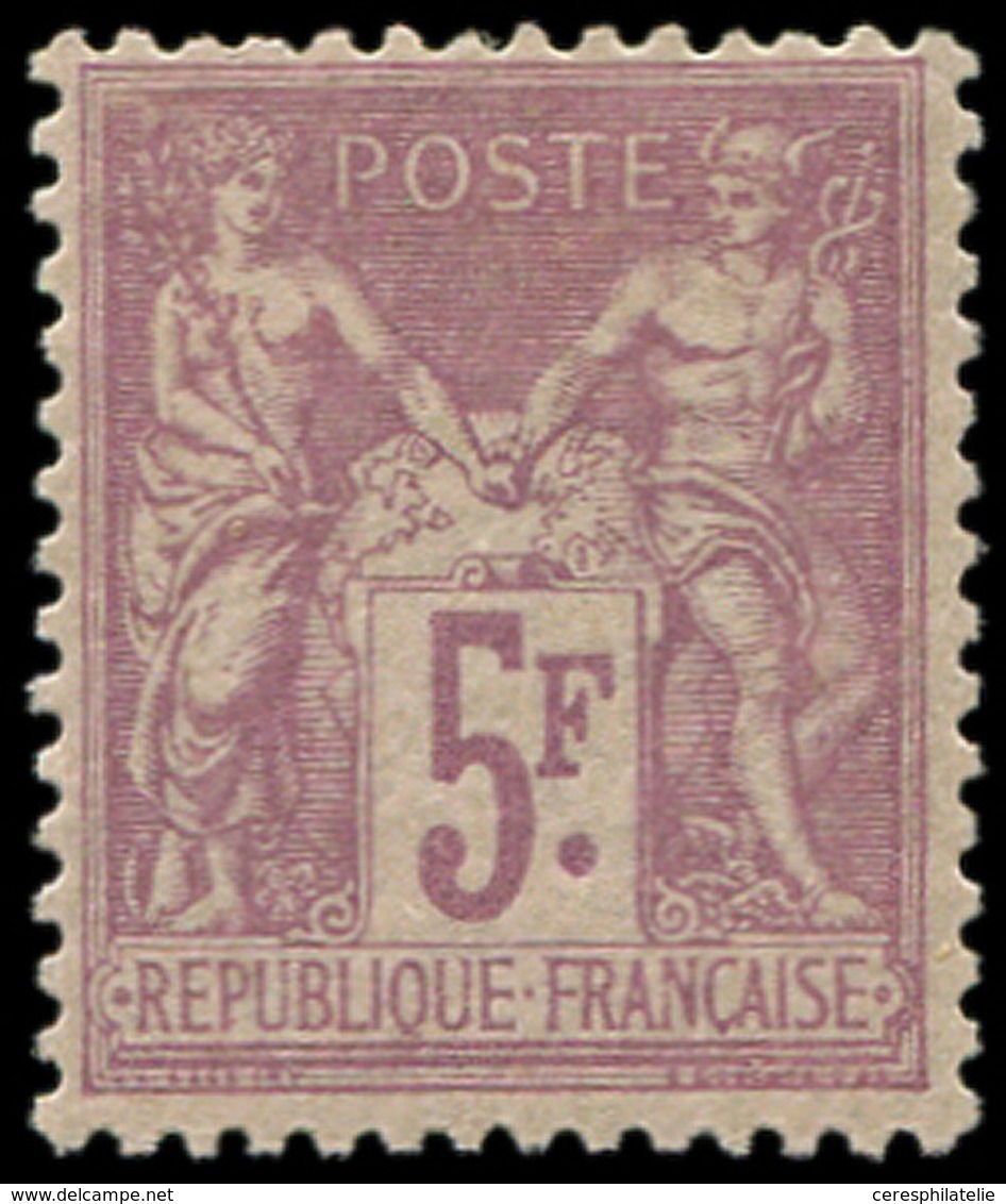 * TYPE SAGE - 95a   5f. Lilas-rose Sur Lilas Pâle, Frais Et TB - 1876-1878 Sage (Tipo I)