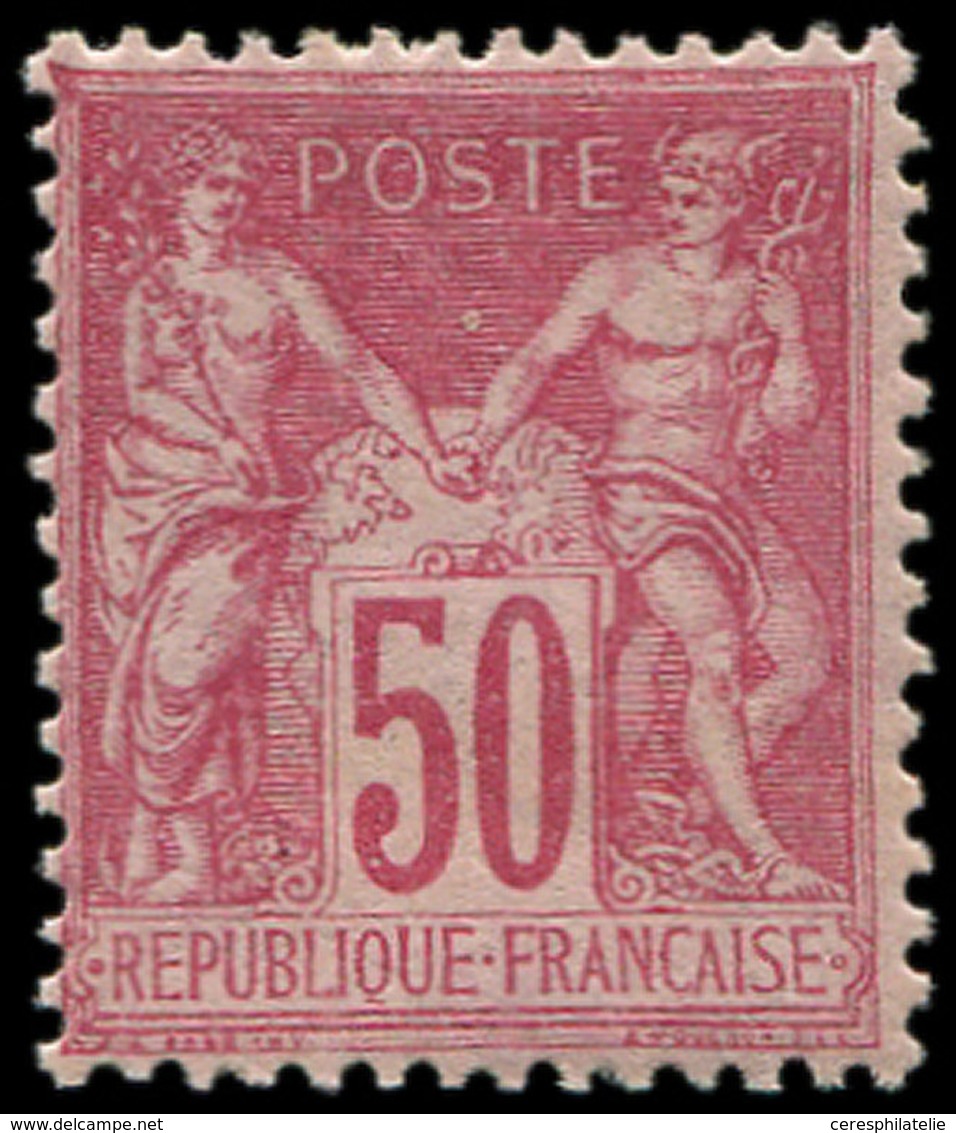 ** TYPE SAGE - 104  50c. Rose, Frais Et TB - 1876-1878 Sage (Tipo I)