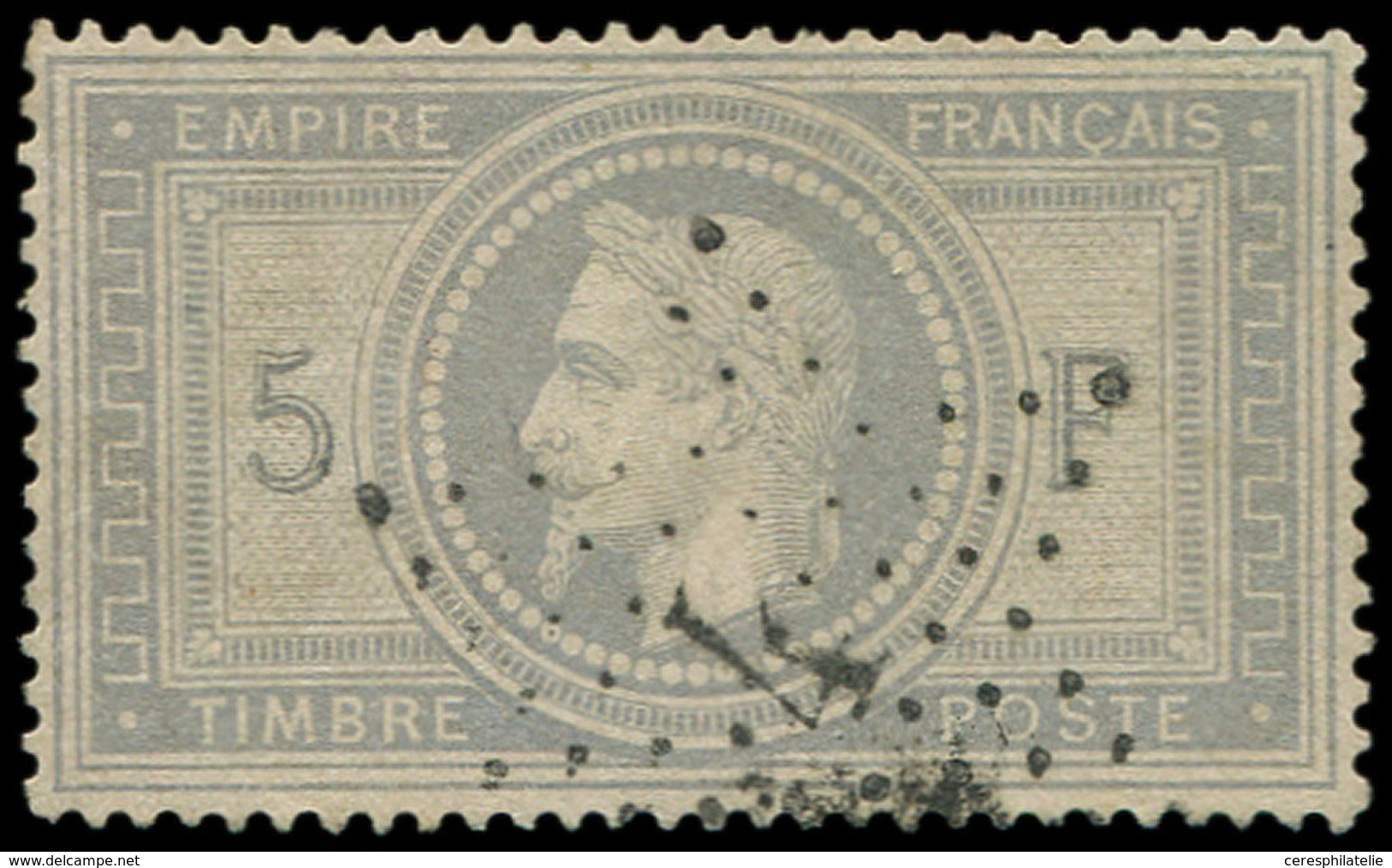 LETTRES DE PARIS - N°33 Obl. ETOILE 4, Dentelure Améliorée, B/TB - 1849-1876: Période Classique
