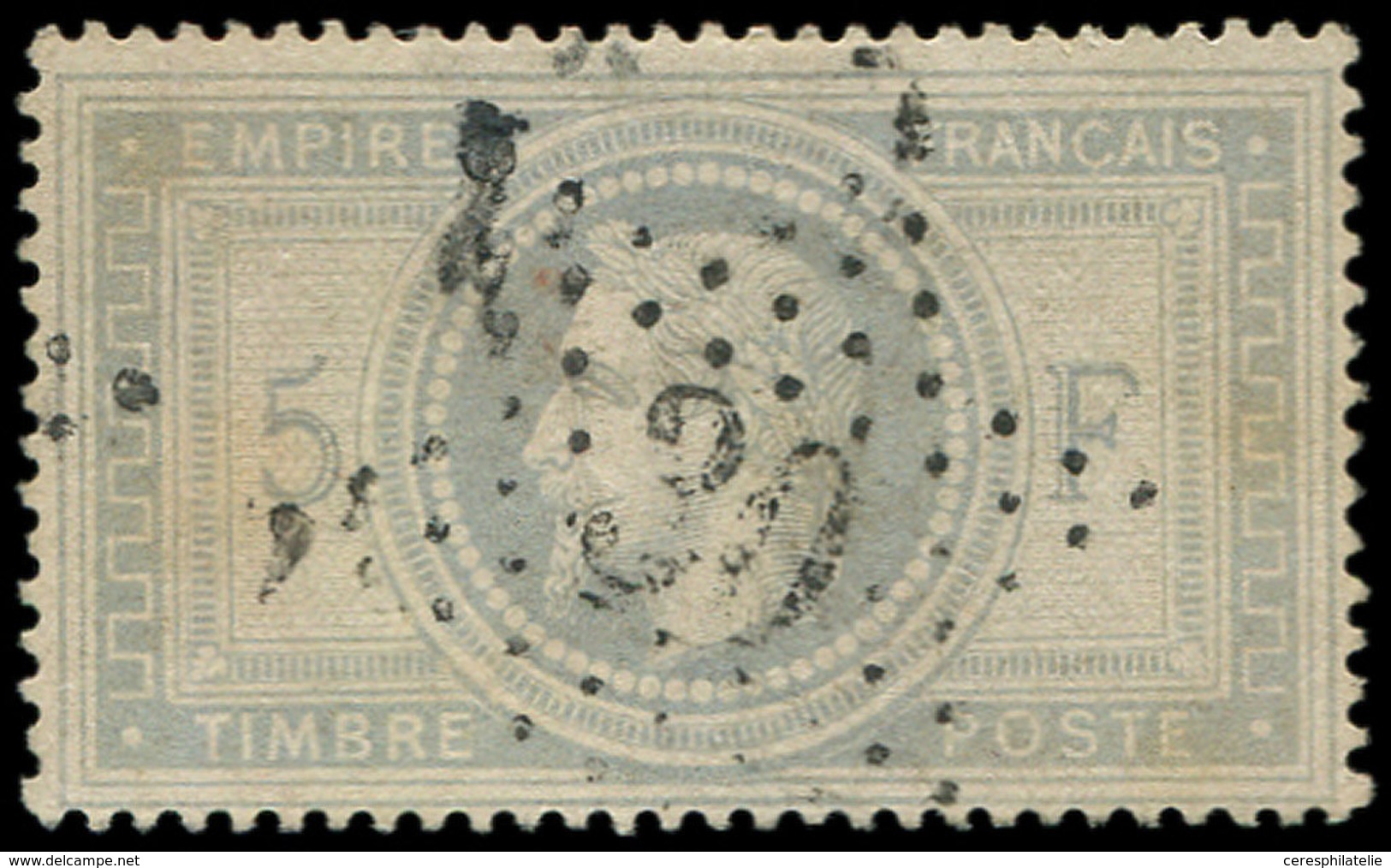 LETTRES DE PARIS - N°33 Obl. ETOILE 30, TB, R - 1849-1876: Periodo Classico
