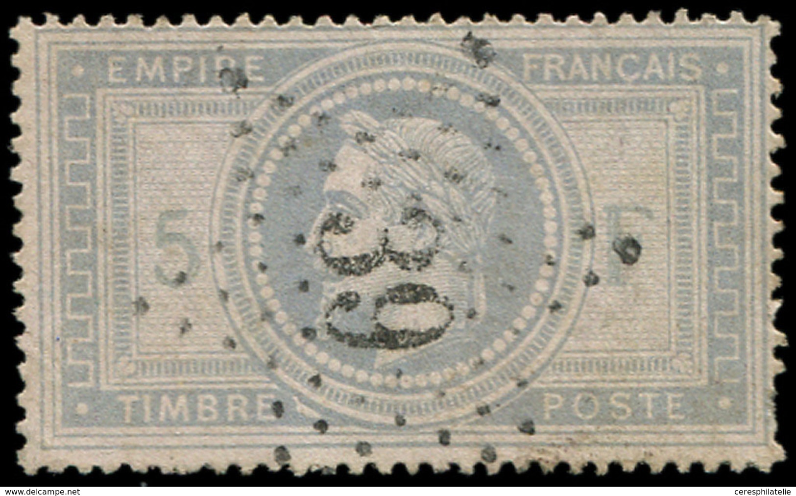 LETTRES DE PARIS - N°33 Obl. ETOILE 39, Défx, B/TB - 1849-1876: Période Classique