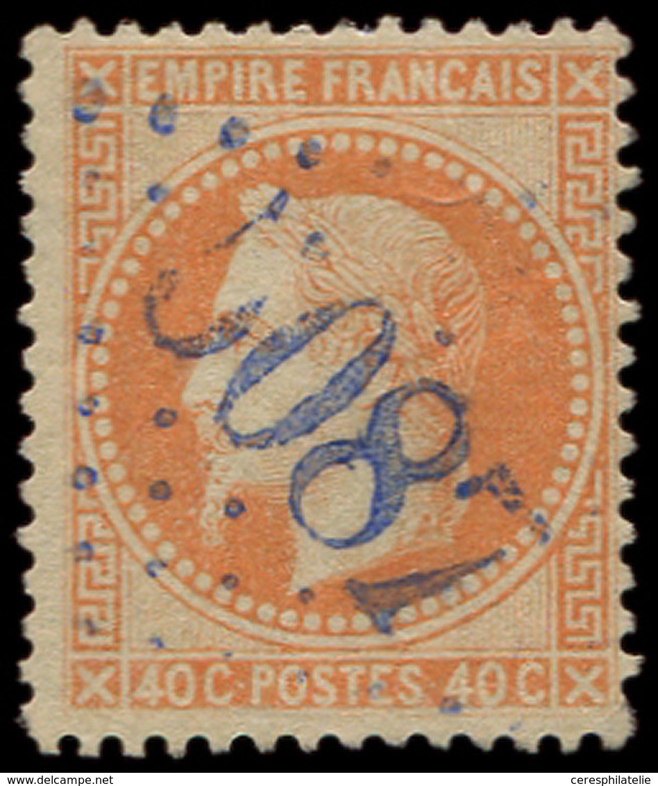 BUREAUX FRANCAIS A L'ETRANGER - N°31 Obl. GC Violet 5087 D'IBRAILA, Frappe Superbe - 1849-1876: Période Classique
