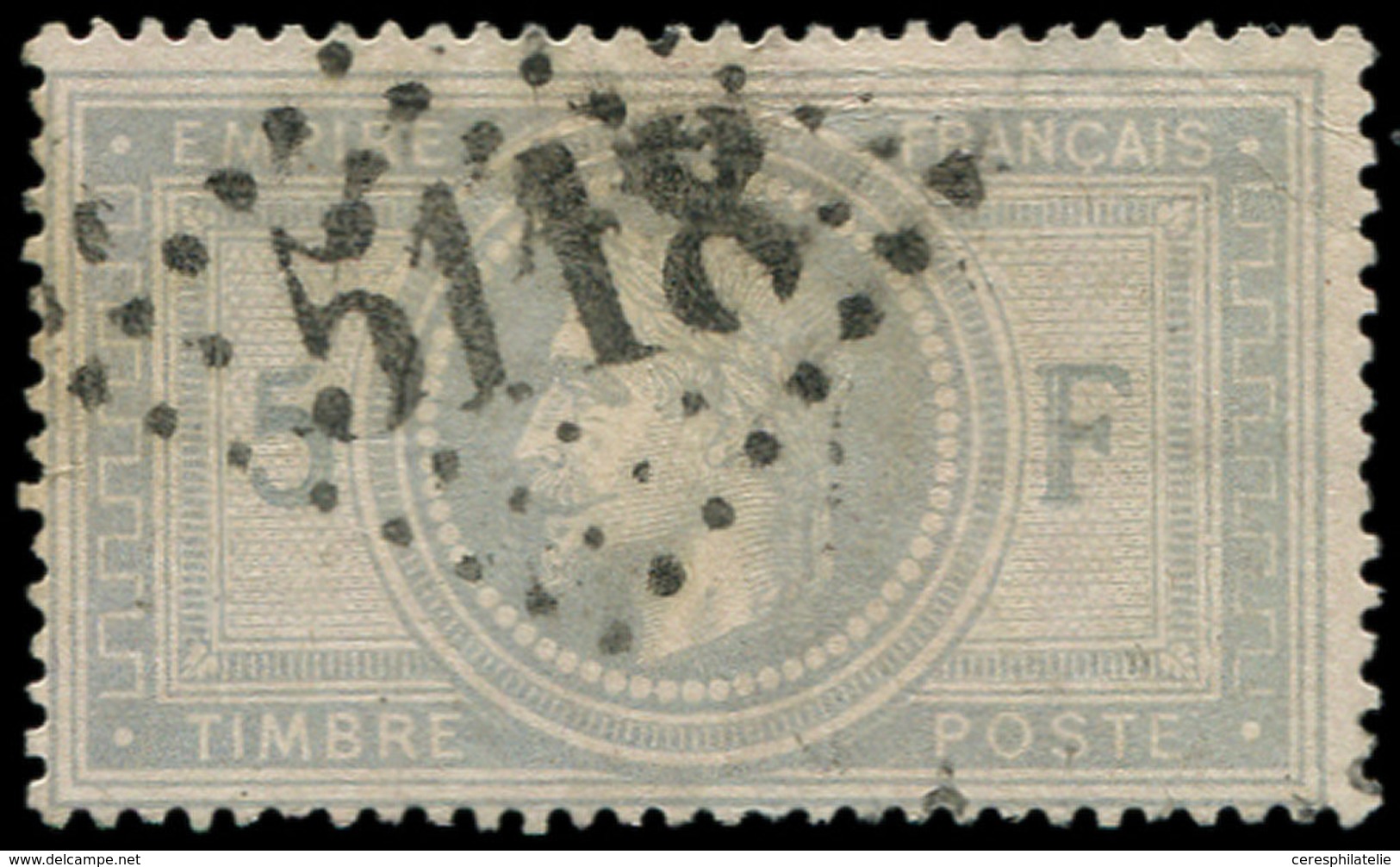 BUREAUX FRANCAIS A L'ETRANGER - N°33 Obl. GC 5118 De YOKOHAMA, Defx, B/TB - 1849-1876: Periodo Classico