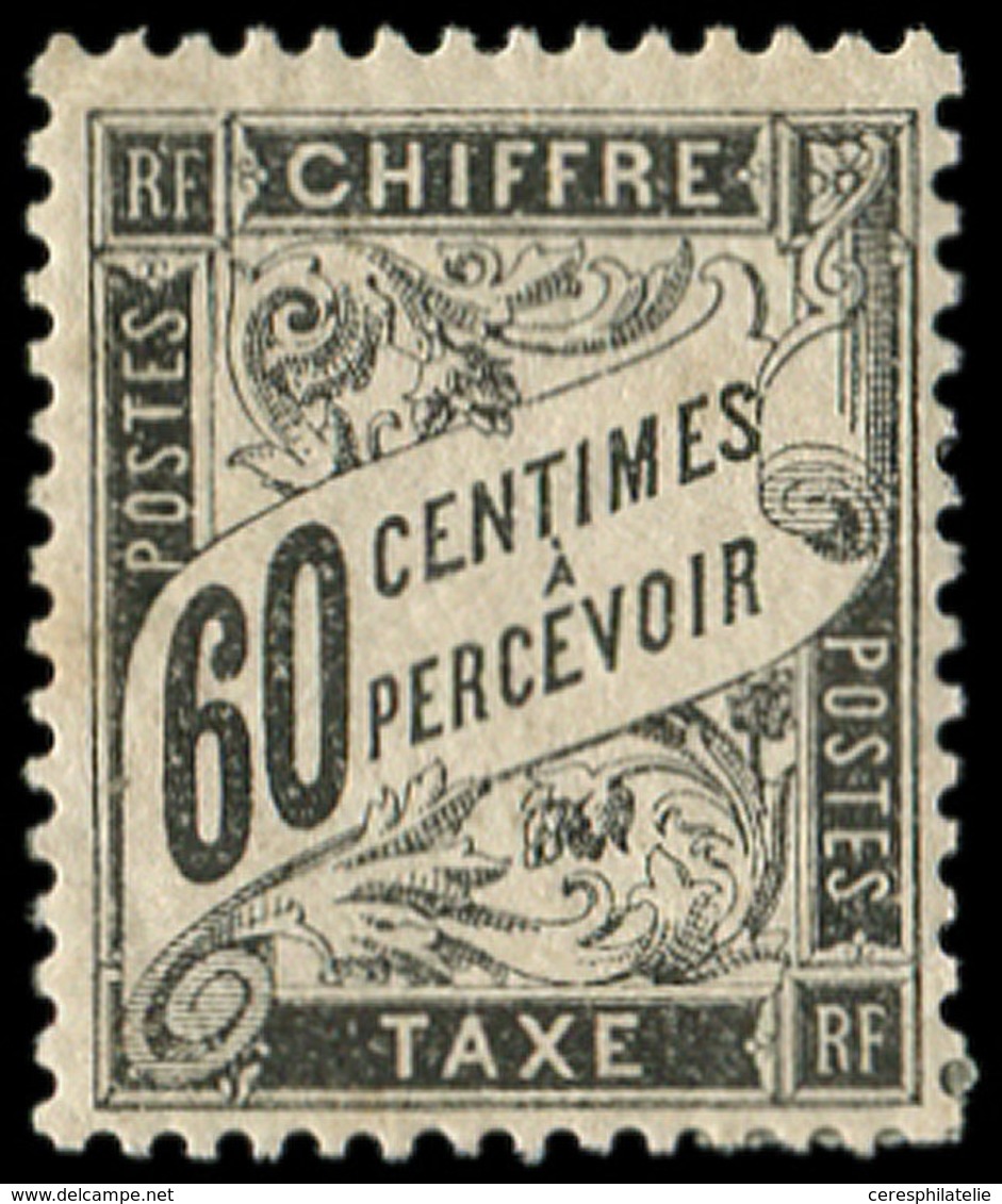 * TAXE - 21  60c. Noir, Bon Centrage, TB - 1859-1959 Usati