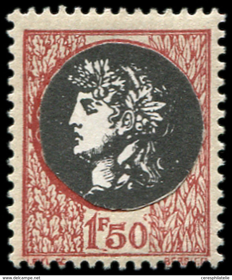 ** TIMBRES DE LIBERATION - LA MURE 1 : 1f50 Brun-rouge, Médaillon Noir Tête De Liberté, TB - Liberazione