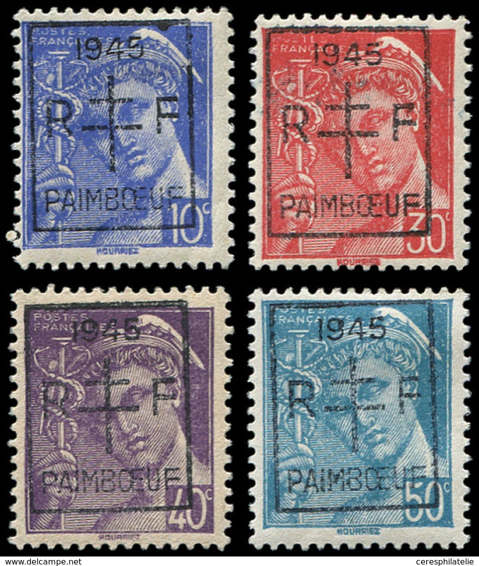 * TIMBRES DE LIBERATION - PAIMBOEUF 1/4 : La Série, TB - Liberazione