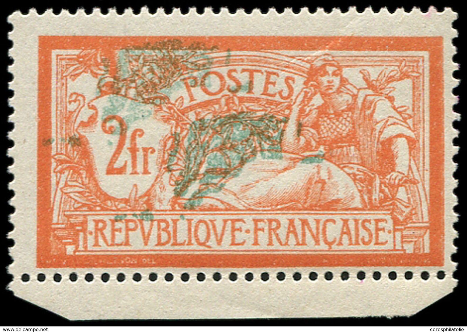 ** VARIETES - 145   Merson,  2f. Orange Et Vert-bleu, DOUBLE Teinte De Fond, TTB - Nuovi