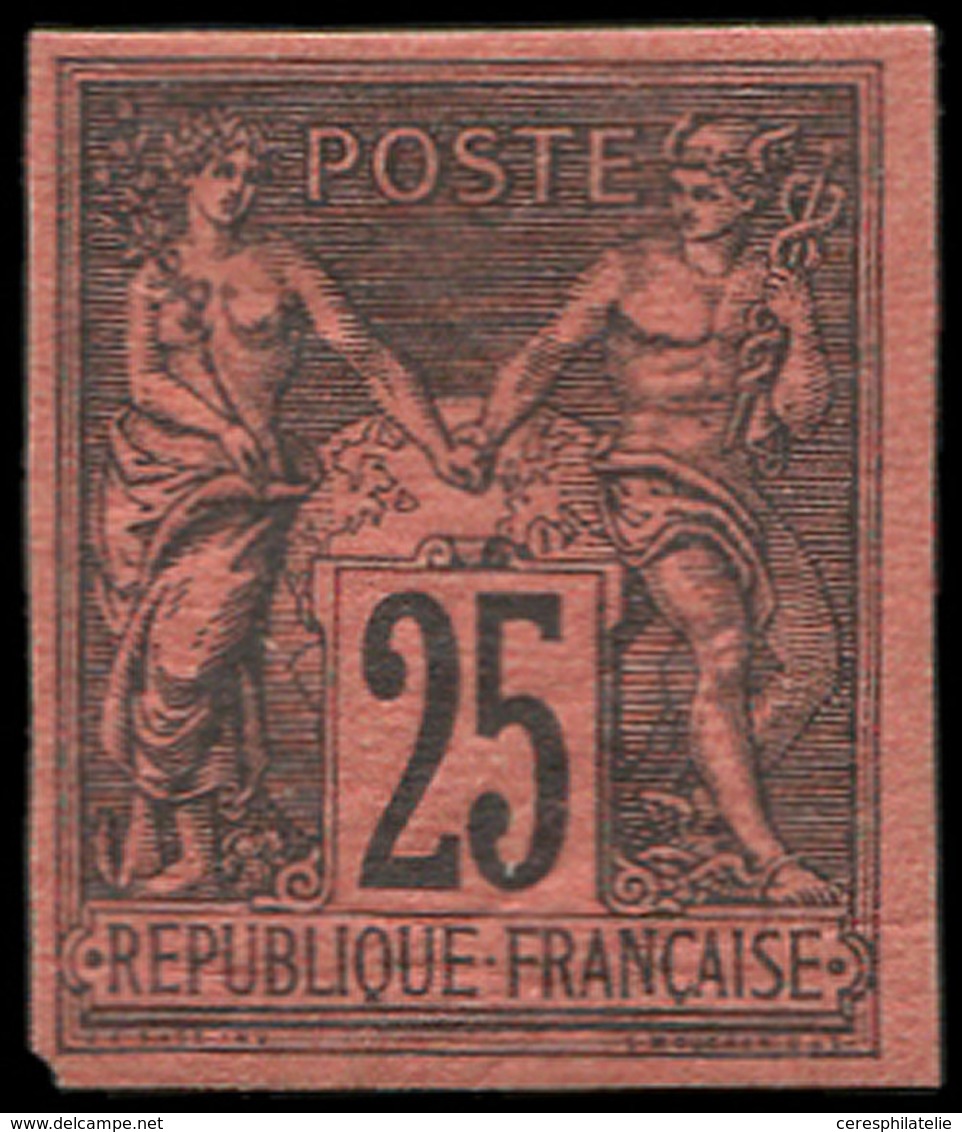 * Colonies Générales - 43   25c. Noir Sur Rouge, Frais Et TB. C - Sonstige & Ohne Zuordnung