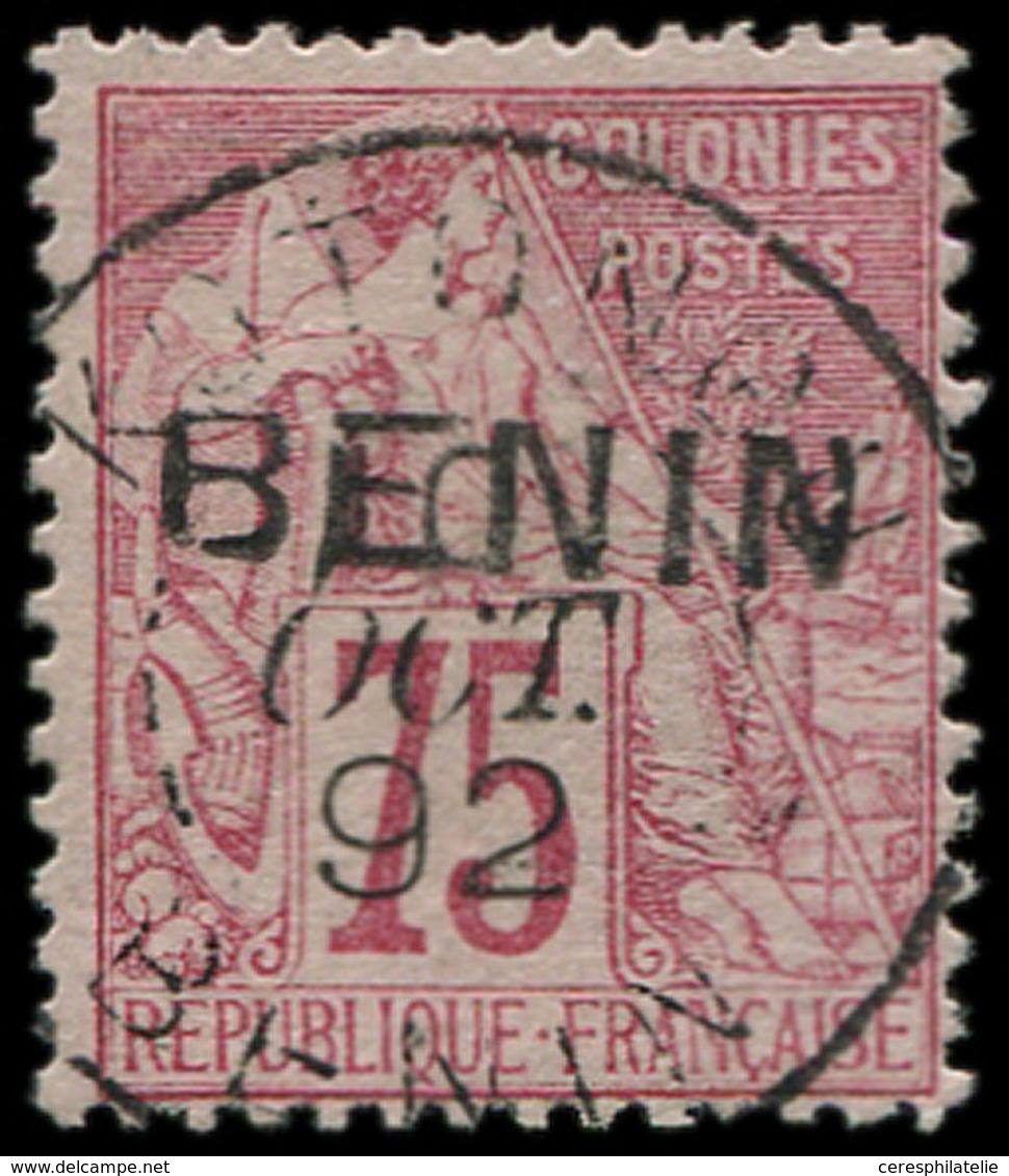 BENIN 12 : 75c. Rose, Obl., TB - Autres & Non Classés