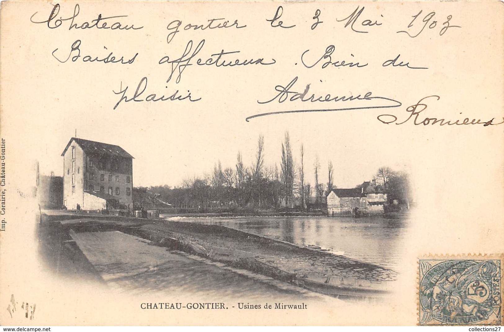 53-CHATEAU-GONTIER- USINES DE MIRWAULT - Chateau Gontier