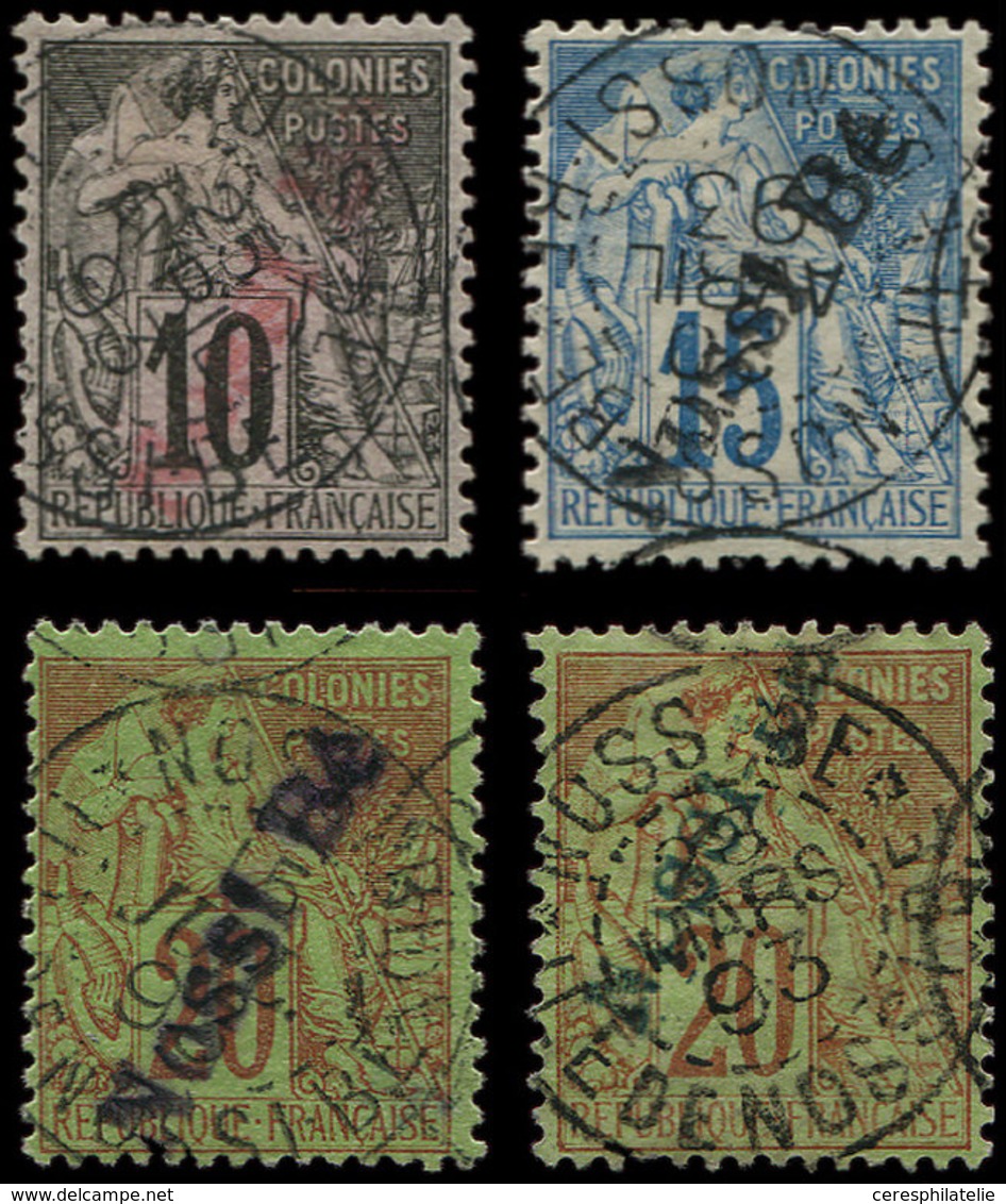 NOSSI-BE 23/26 : La Série De 1893, Obl., TB - Autres & Non Classés