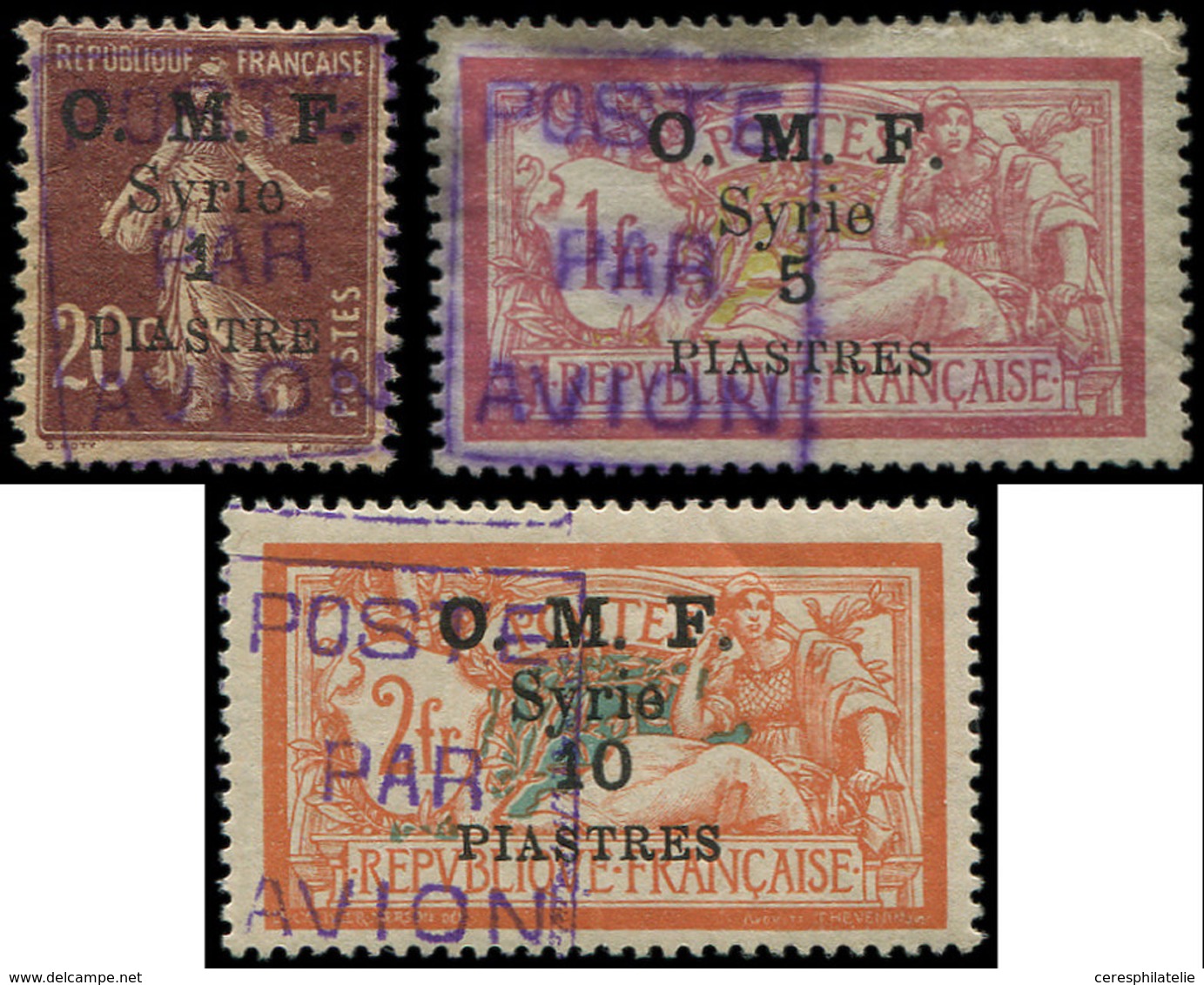 SYRIE PA 4/5 (*) Et 6 *, N°5 Couleurs Délavées, Sinon TB - Autres & Non Classés