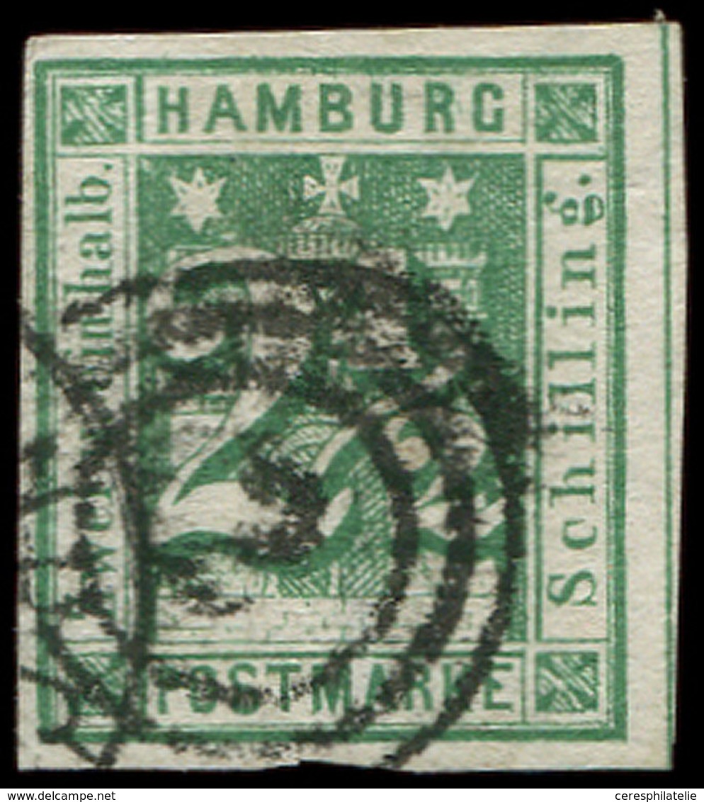 ALLEMAGNE (ANCIENS ETATS) HAMBOURG 10 : 2 1/2s. Vert, Obl., TB - Hamburg