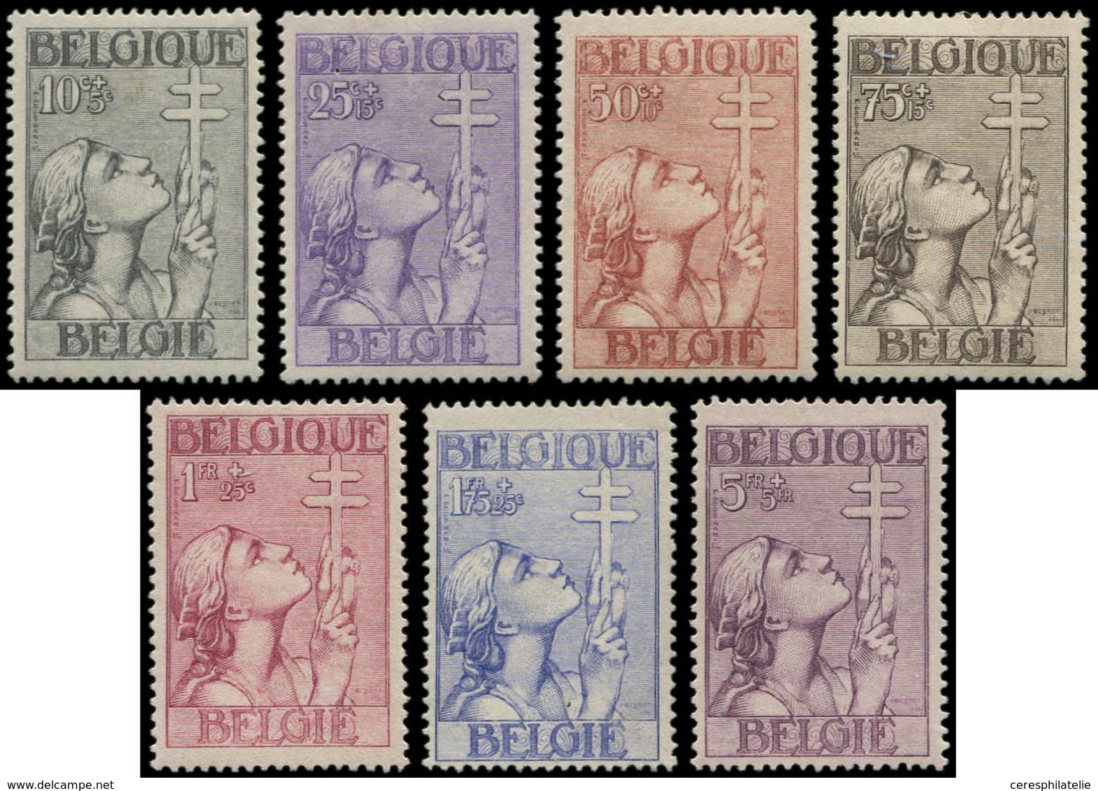 ** BELGIQUE 377/83 : Oeuvres Antituberculeuses, TB - Sonstige & Ohne Zuordnung