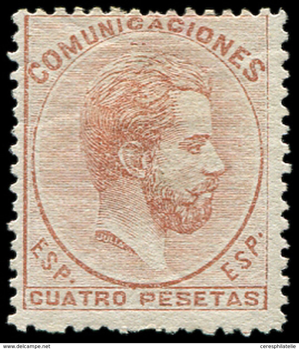 * ESPAGNE 127 : 4p. Brun-orange, TB - Unused Stamps