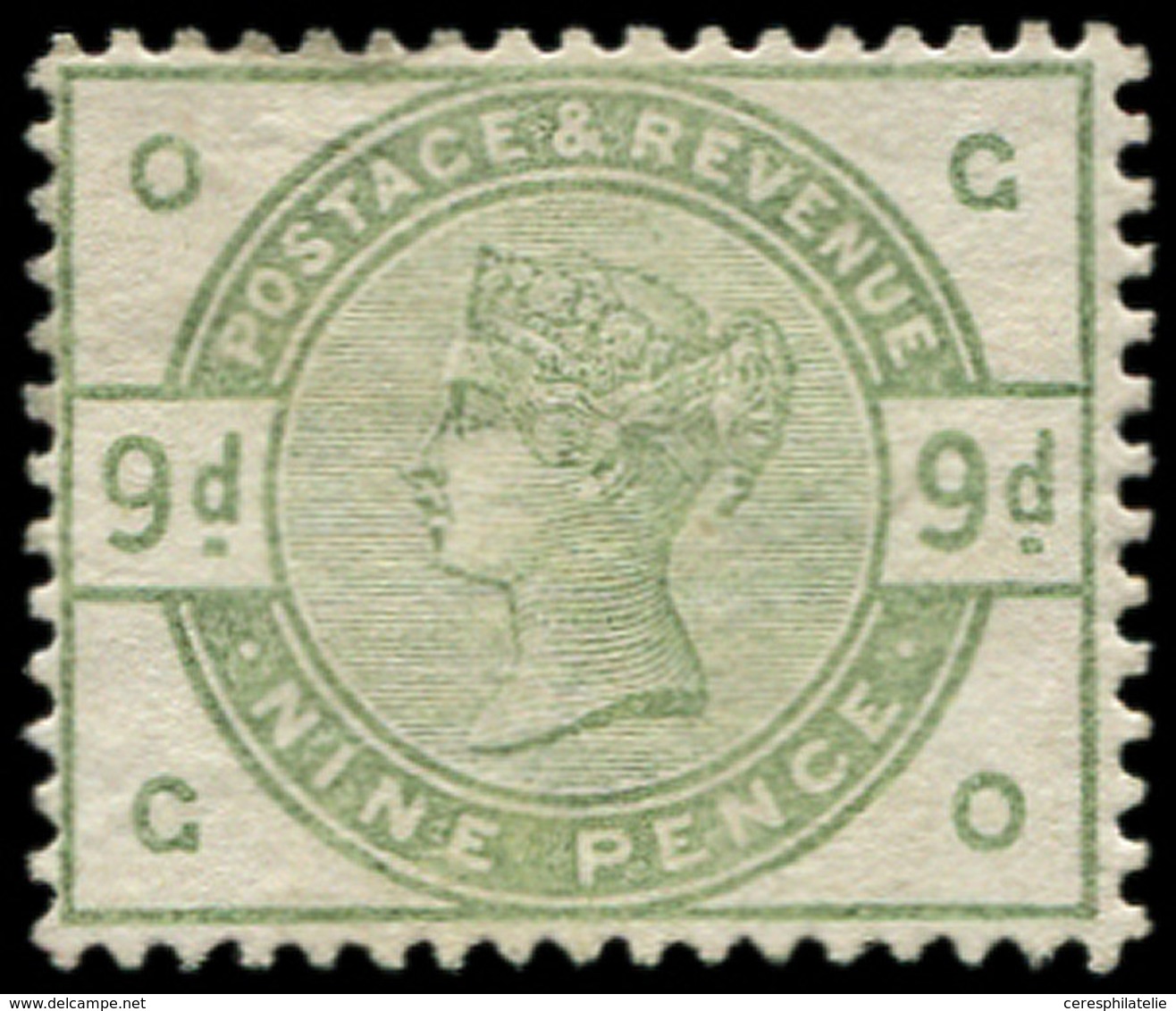 (*) GRANDE BRETAGNE 84 : 9p. Vert, TB - Used Stamps