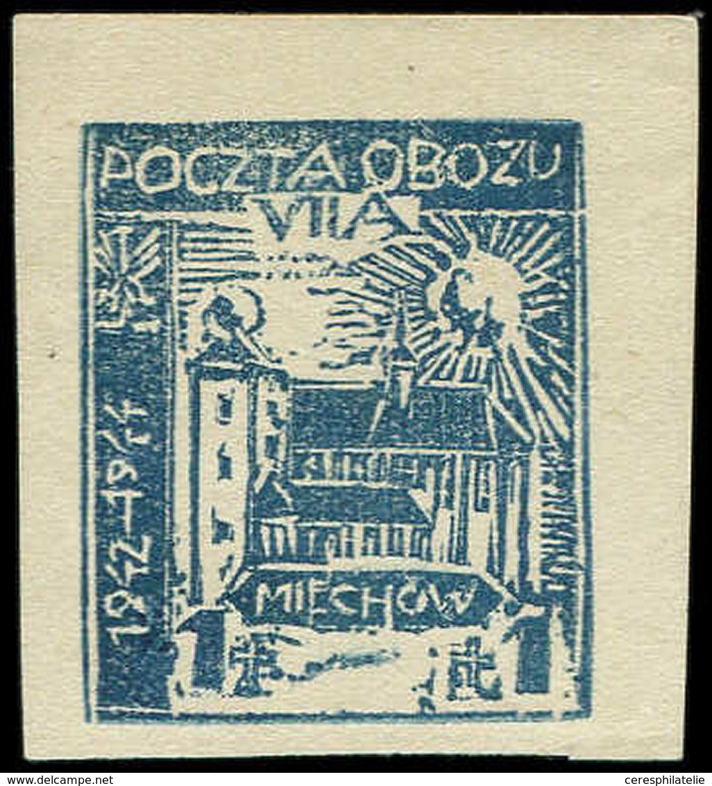 (*) POLOGNE Camp De Prisonniers De Murnau Oflag VIIA, N° Michel 11, Sans La Couleur Rouge, Dont La Croix, Très Rare Et T - Sonstige & Ohne Zuordnung