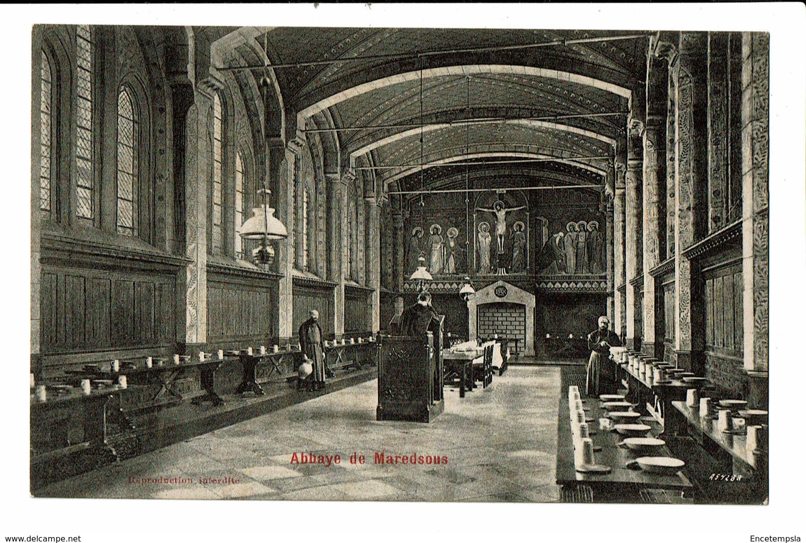 CPA - Carte Postale Belgique Abbaye De Maredsous Réfectoire VM2165 - Anhée