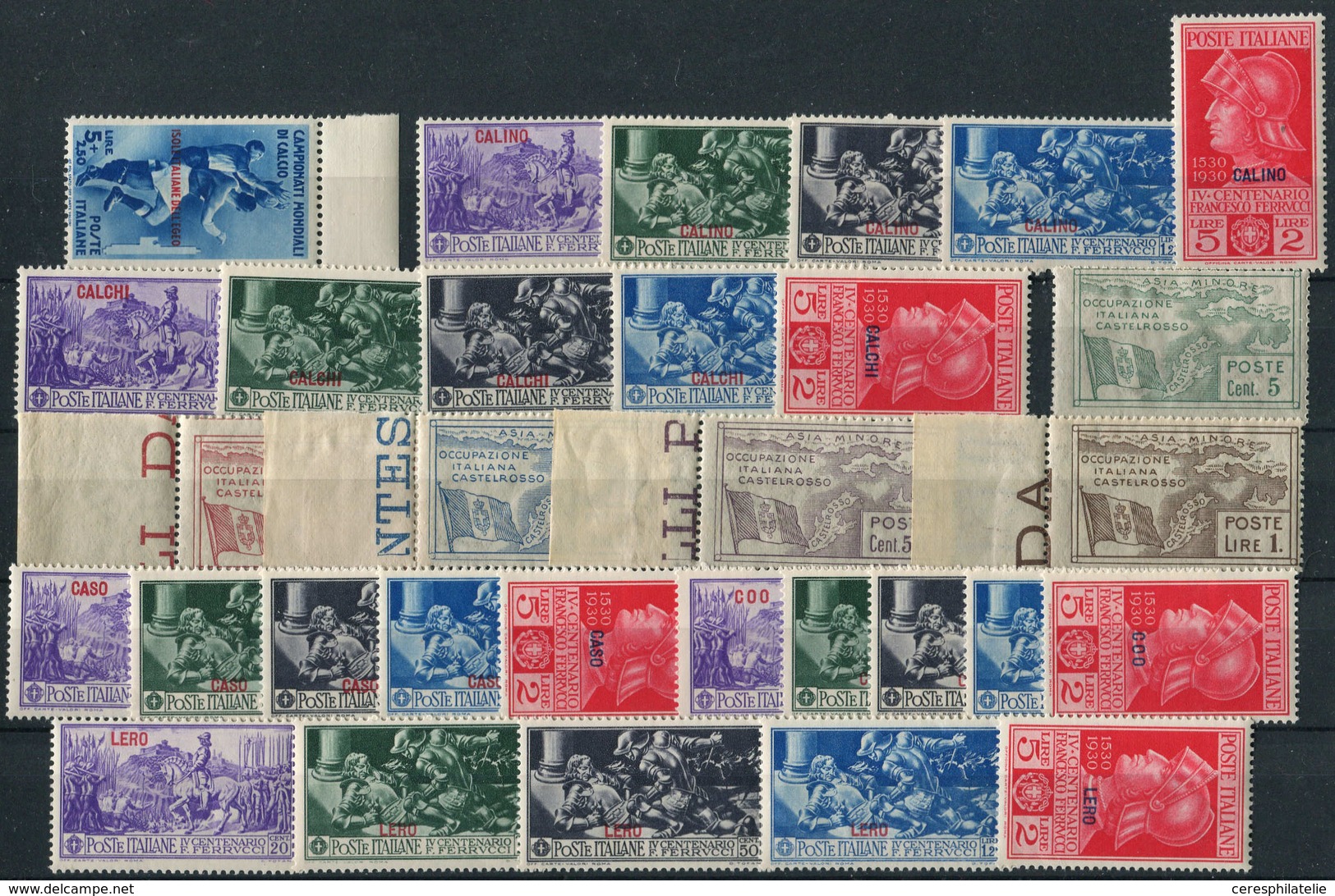 ** Egée, Sélection De 31 Valeurs Entre 1923 Et 1934, TB - Collections (en Albums)