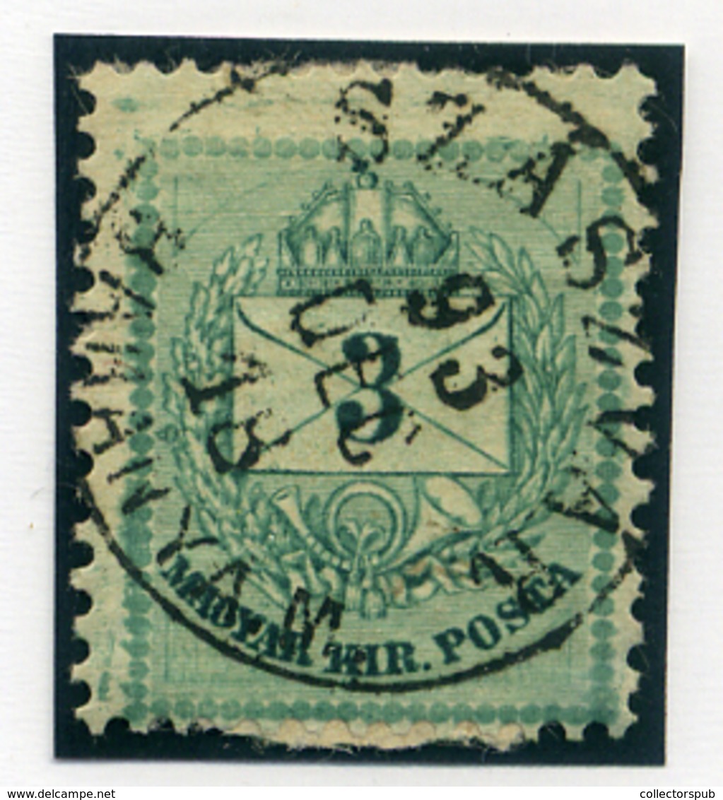 SZÁSZVÁR 3Kr (érdekes Bélyeg)  Szép Bélyegzés  /  3  Kr Nice Pmk (intr. Stamp) - Used Stamps