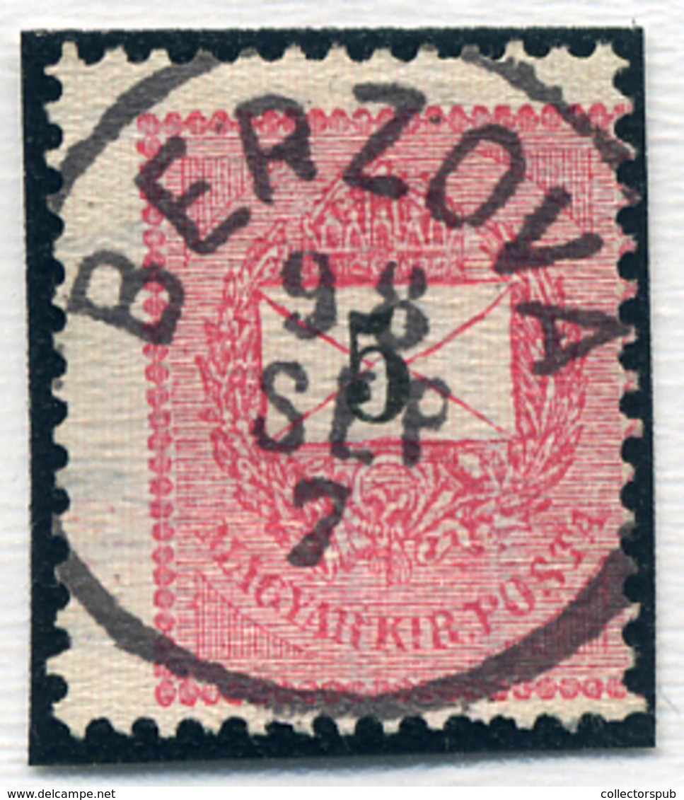 BERZOVA 5Kr (elfogazva)  Szép Bélyegzés  /  5  Kr Nice Pmk (special Perforation) - Used Stamps