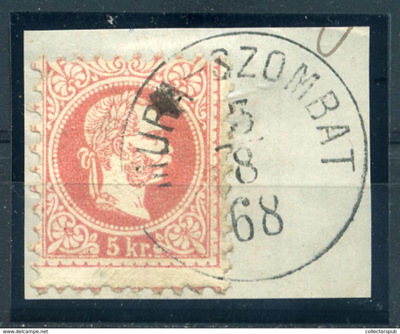 MURASZOMBAT  5Kr  Szép Bélyegzés  /  5 Kr  Nice Pmk - Used Stamps