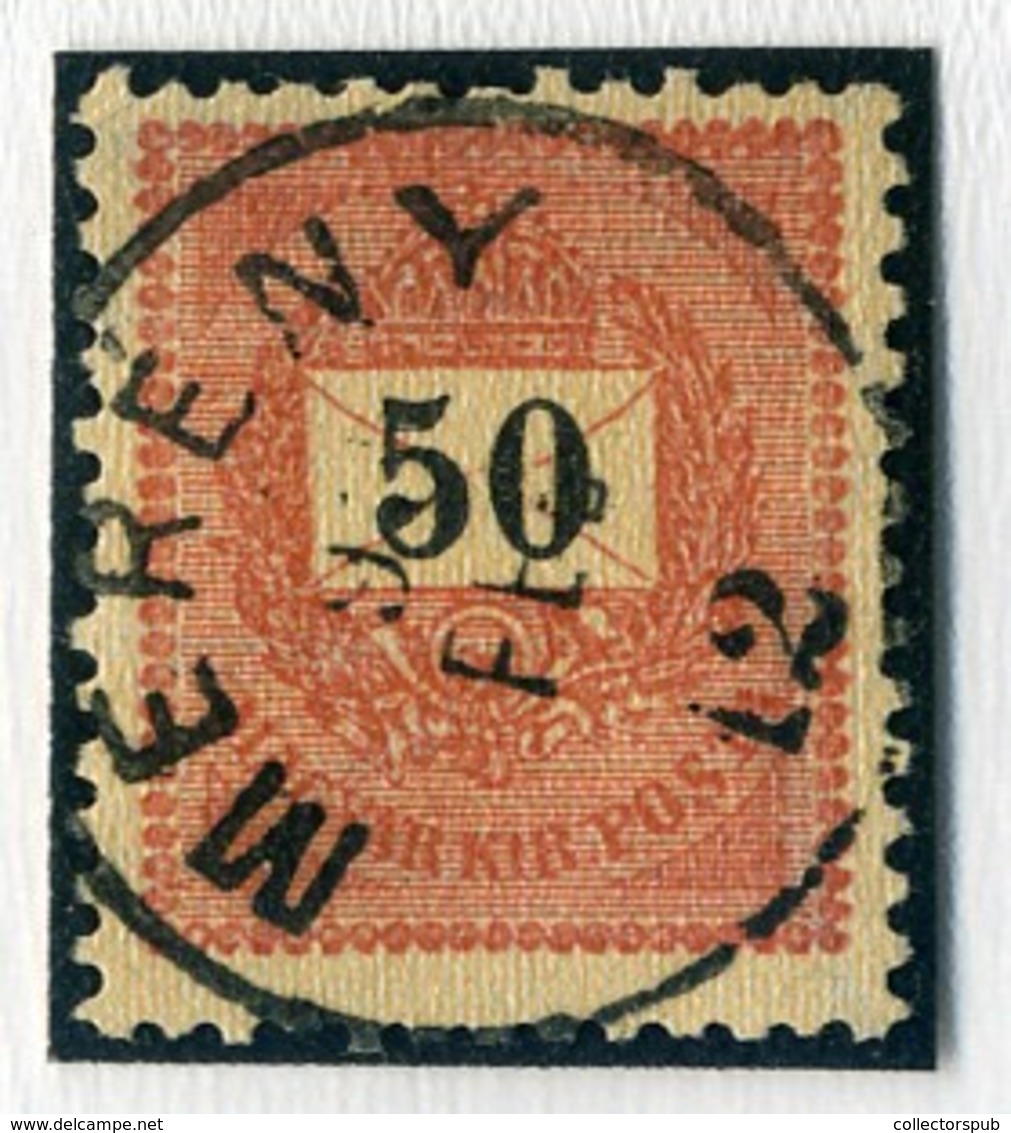 MERÉNY 50Kr Szép Bélyegzés  /  50 Kr Nice Pmk - Used Stamps