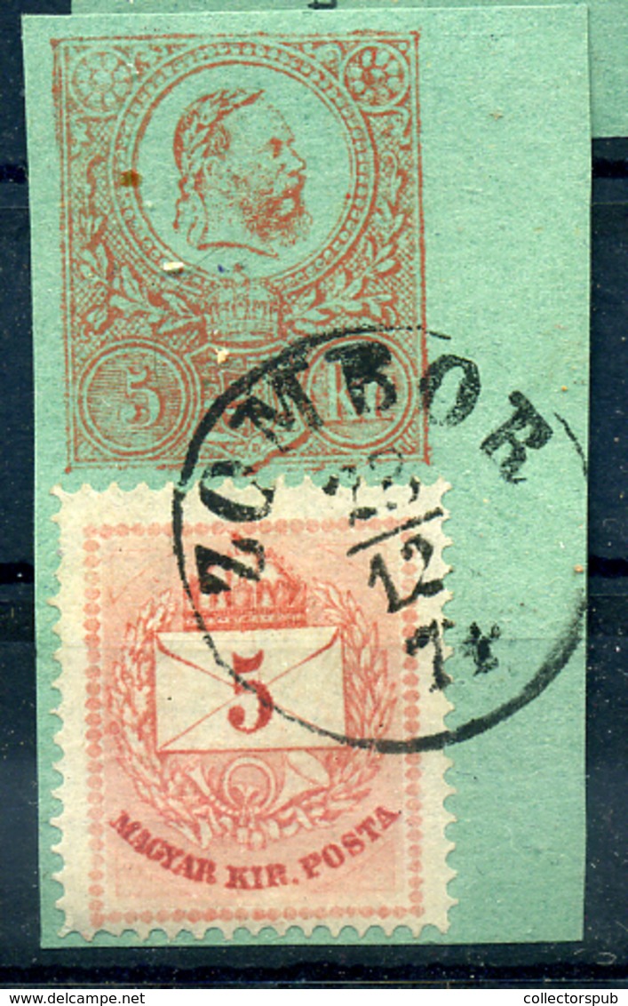 ZOMBOR Díjjegyes,kivágás,vegyes Bérmentesítés, Szép Bélyegzés  /  Stationery Excision Mix. Frank Nice Pmk - Used Stamps