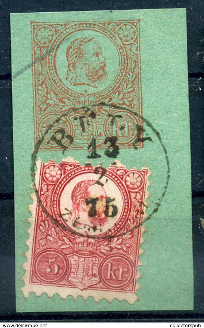 SÁROSPATAK Utalvány Kivágás, Szép Bélyegzés  /  Postal Money Order Excision Nice Pmk - Used Stamps