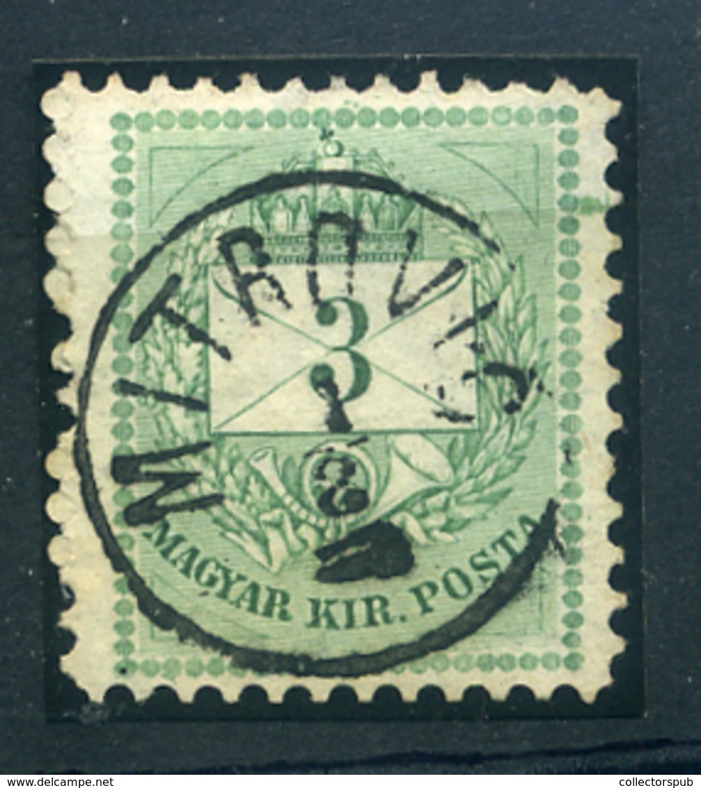 MITROVIC 3Kr Gyűszű Bélyegzés   /  3  Kr Nice Thimble Pmk - Used Stamps