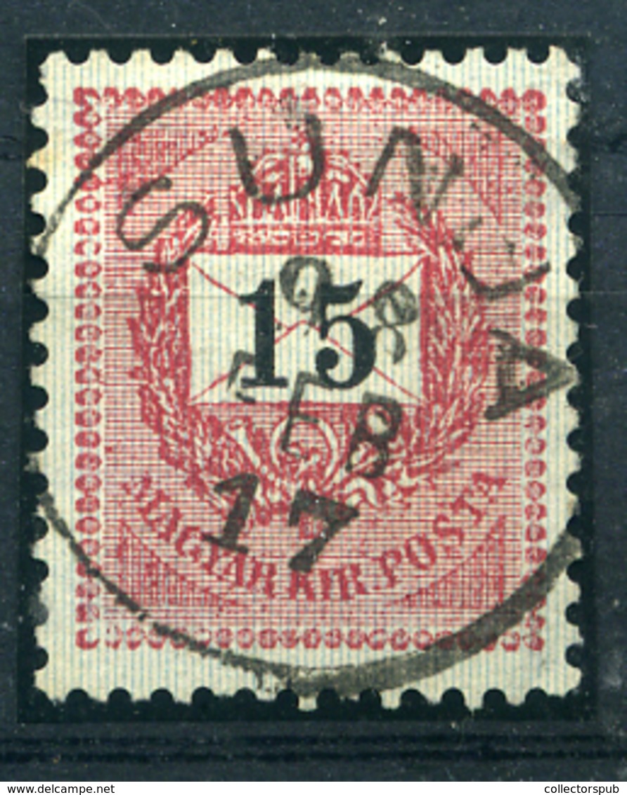 SUNJA 15Kr  Szép Bélyegzés  /  15 Kr Nice Pkm - Used Stamps
