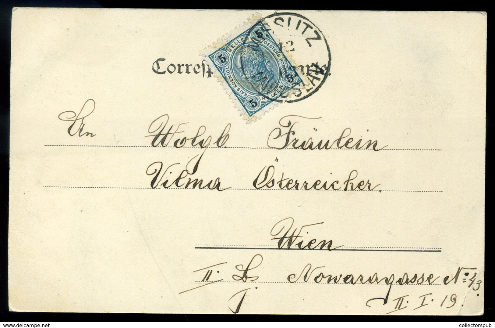 AUSZTRIA Misslitz 1903. Régi Képeslap  /  AUSTRIA Vintage Pic. P.card - Autres & Non Classés