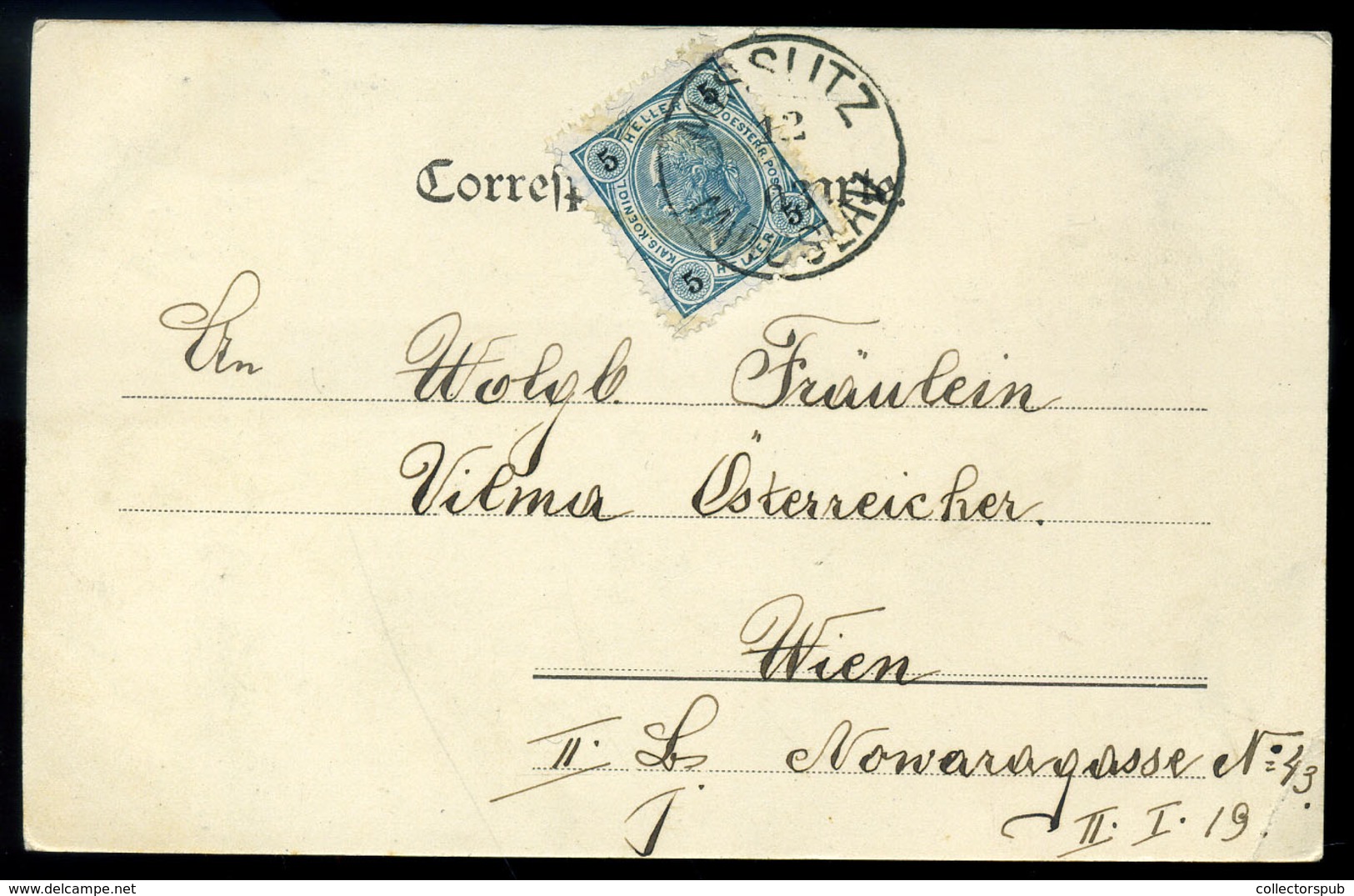 AUSZTRIA Misslitz 1903. Régi Képeslap  /  AUSTRIA Vintage Pic. P.card - Altri & Non Classificati