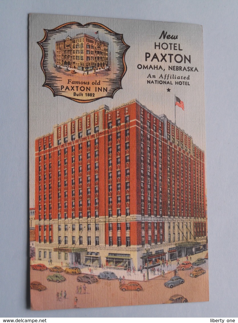 New Hotel PAXTON ( 14th And Farnam ) Omaha, Nebraska ( Alert) Anno 1949 ( Zie Foto's ) ! - Omaha