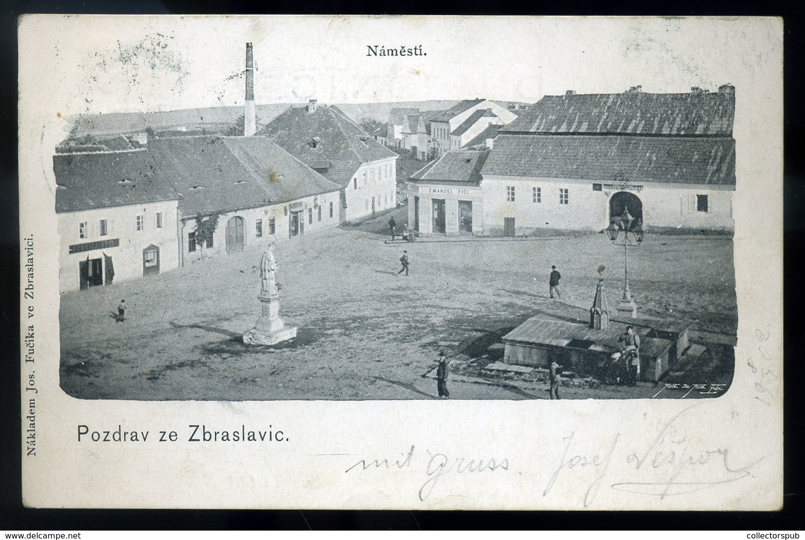 AUSZTRIA  Zbraslavic 1902.  Régi Képeslap  /  AUSTRIA Vintage Pic. P.card - Autres & Non Classés