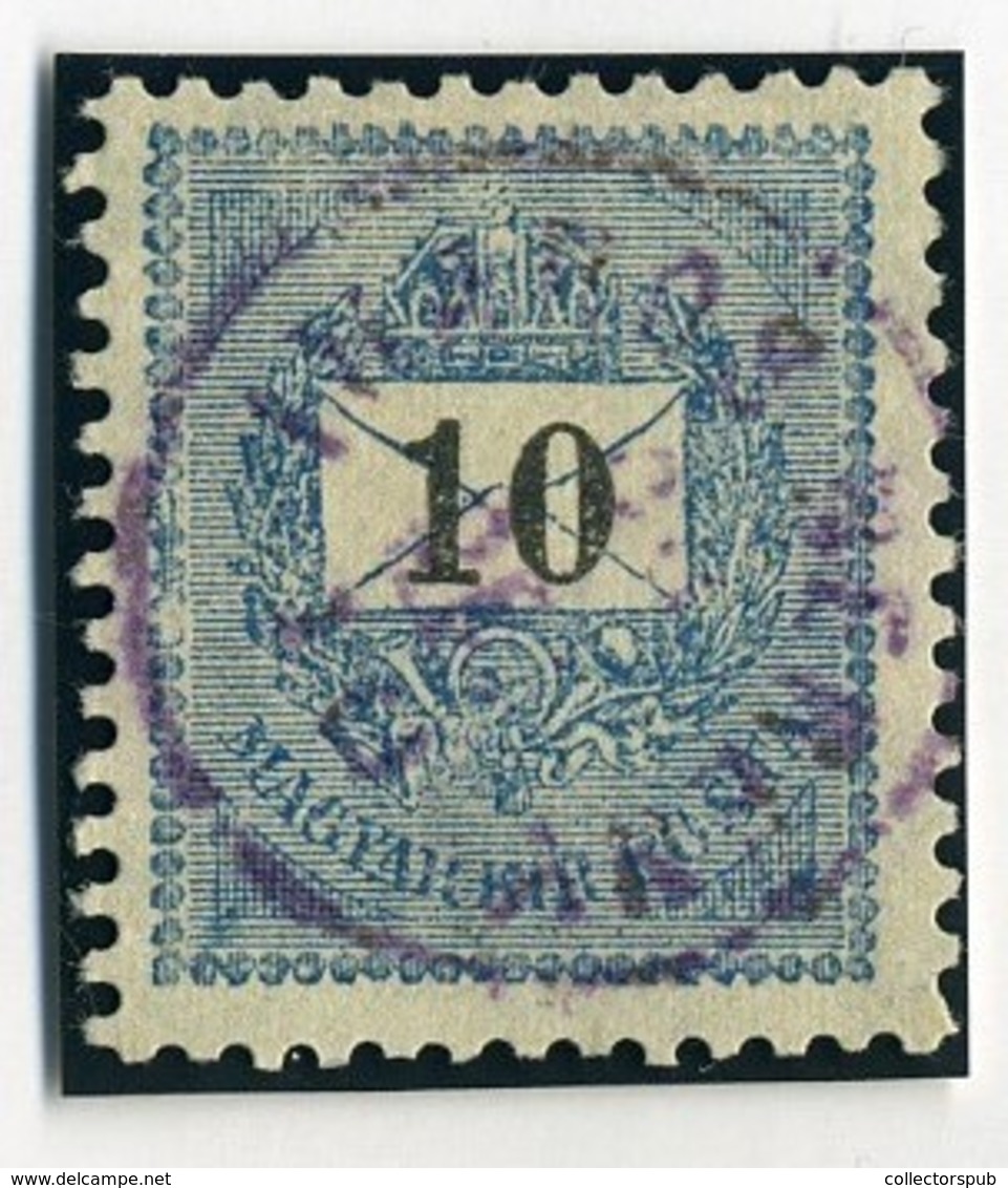 IHAROSBERÉNY 10Kr Szép , Lila  Bélyegzés - Used Stamps