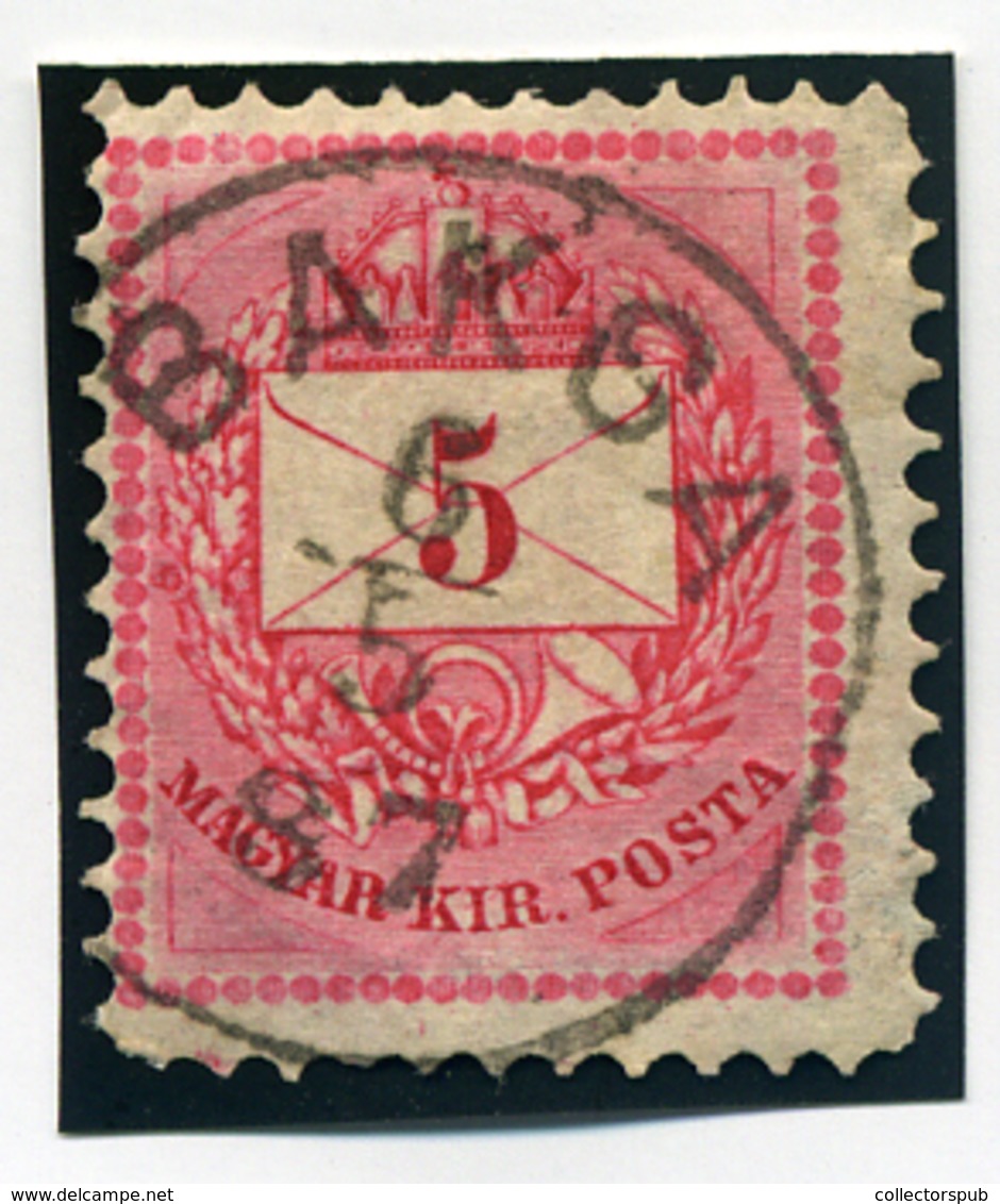 BAKSA 5Kr Szép  Bélyegzés - Used Stamps