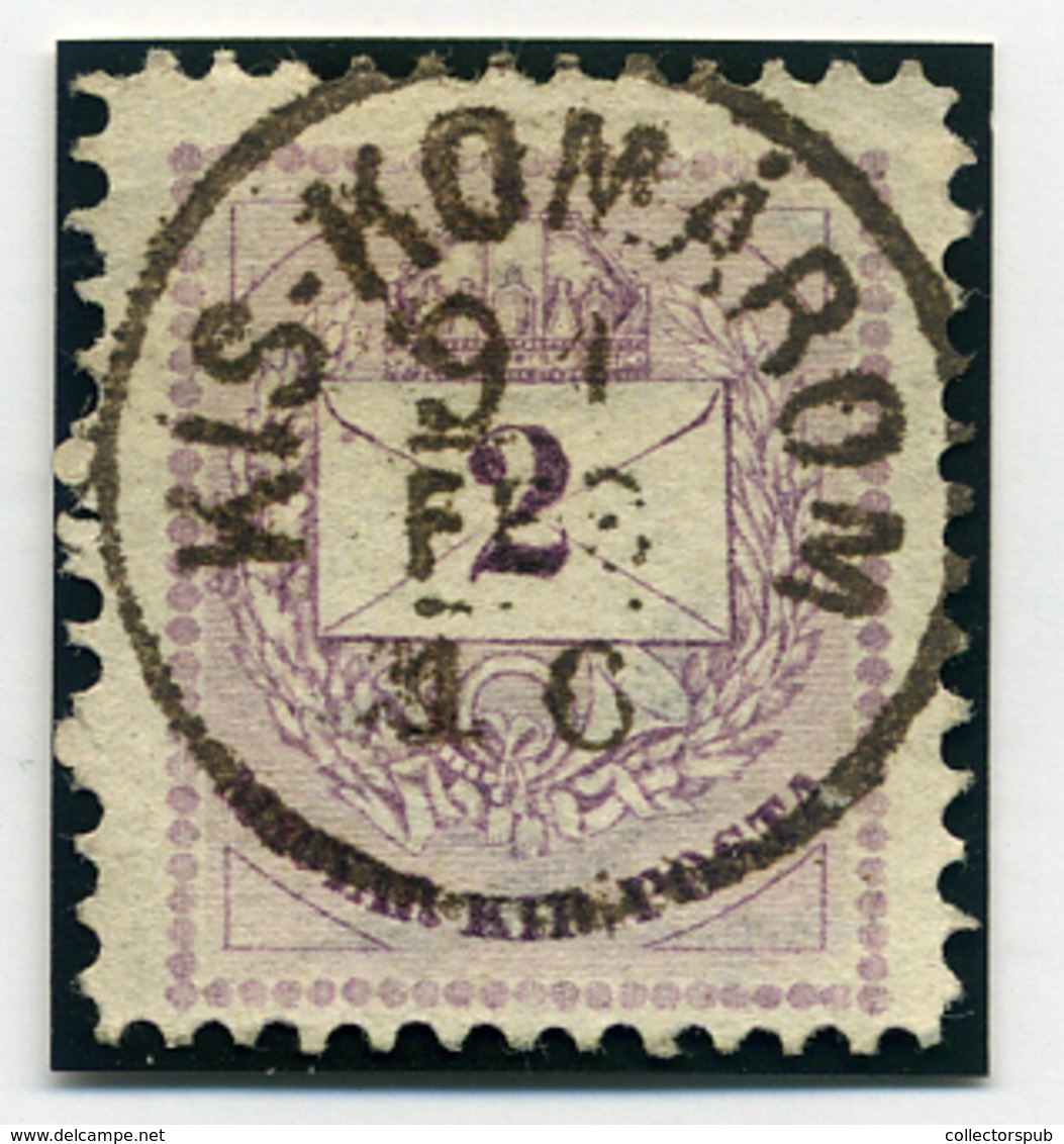 KISKOMÁROM 2Kr Szép  Bélyegzés - Used Stamps