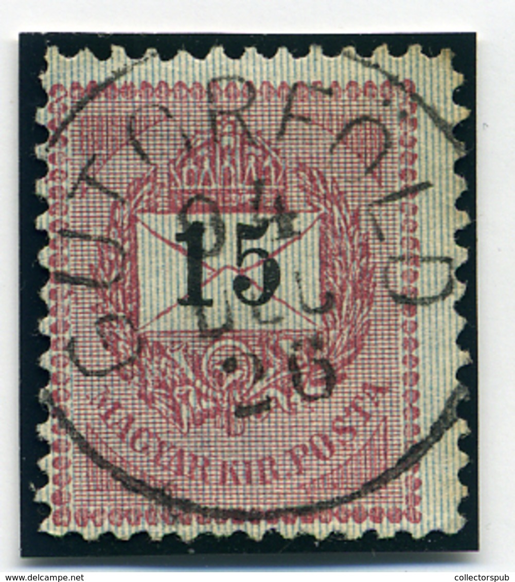 GUTORFÖLD 15kr Szép  Bélyegzés - Used Stamps