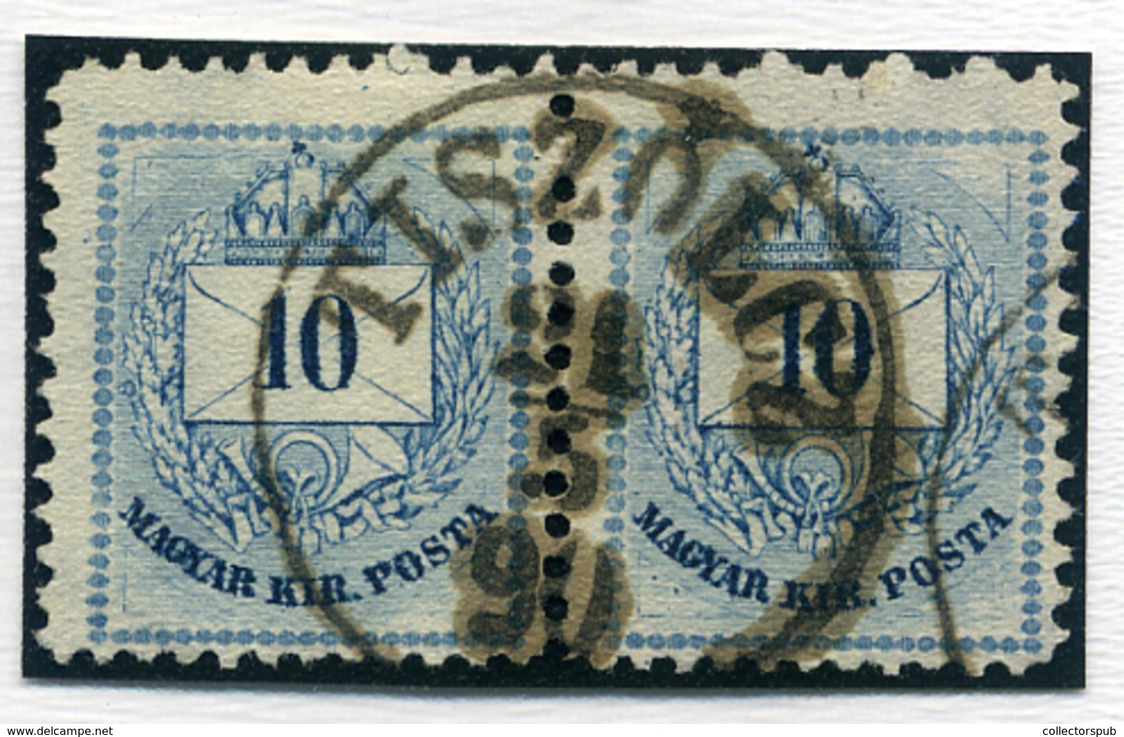 TISZOLC 10Kr Pár  Szép Bélyegzés  /  Pair 10  Kr Nice Pmk - Used Stamps