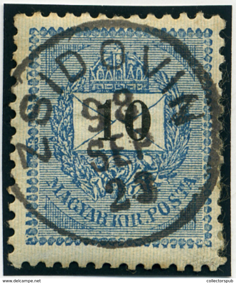 ZSIDOVIN 10Kr Szép Bélyegzés  /  10  Kr Nice Pmk - Used Stamps