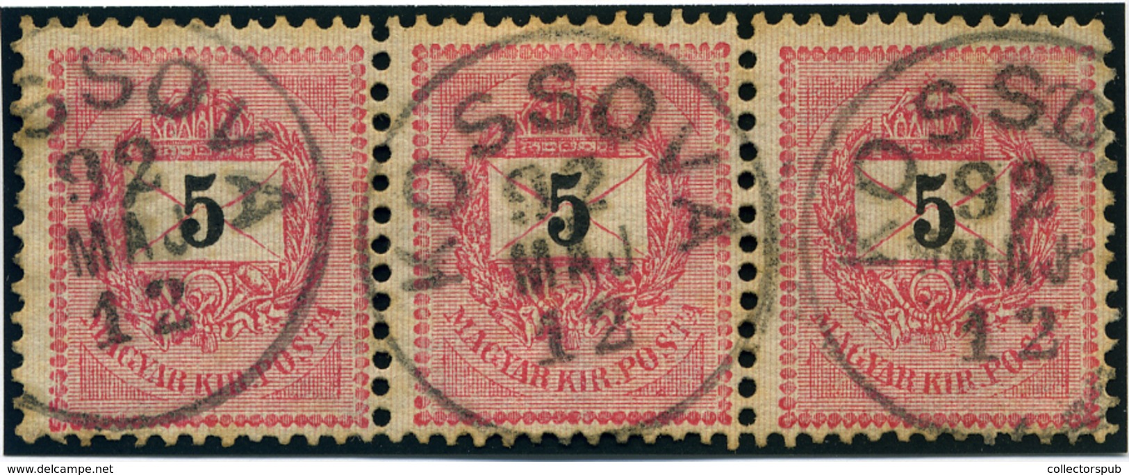 KOSSOVA 5Kr Csík Szép Bélyegzés  /  Line 5  Kr Nice Pmk - Used Stamps