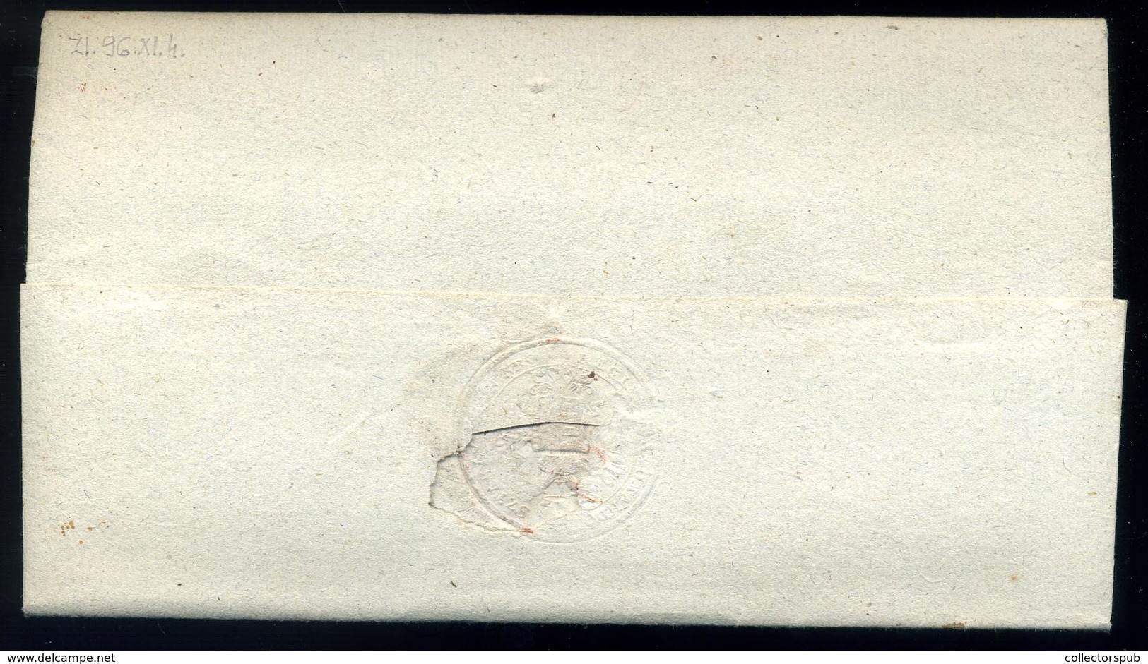 BUDA 1803. Ex Offo Levél, Tartalommal "on Ofen" ?! Wieselburgba Küldve  /  Official  Letter, Cont. To Wieselburg - ...-1867 Prephilately
