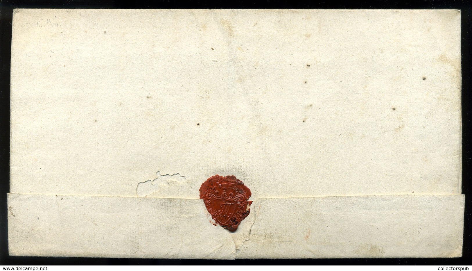 NAGYBÁNYA 1827. Portós Levél Ungvárra Küldve, Piros Bélyegzéssel  /  Nice Unpaid Letter To Ungvár Red Pmk - ...-1867 Prephilately